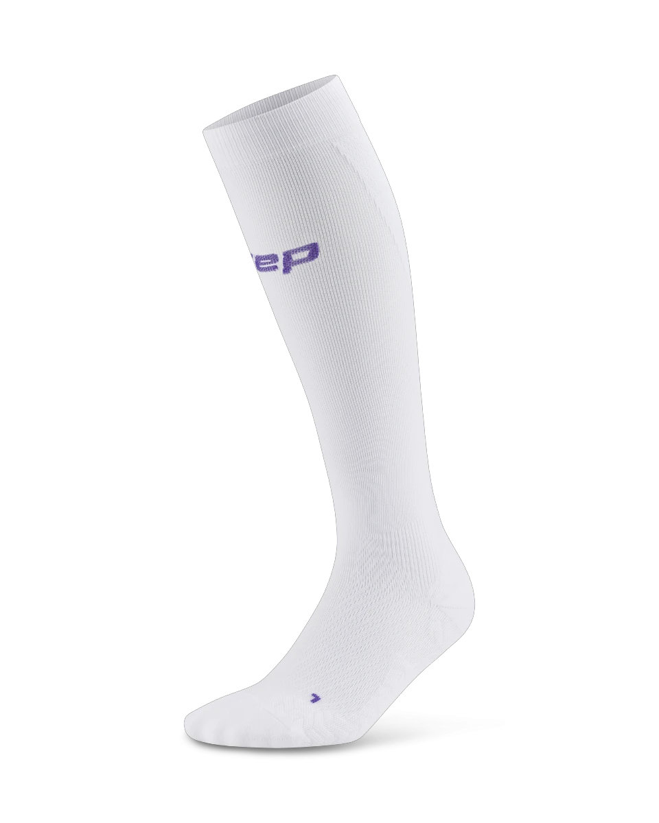 Șosete compresie înalte CEP Run Ultralight 4.0 femei - alb - 166865