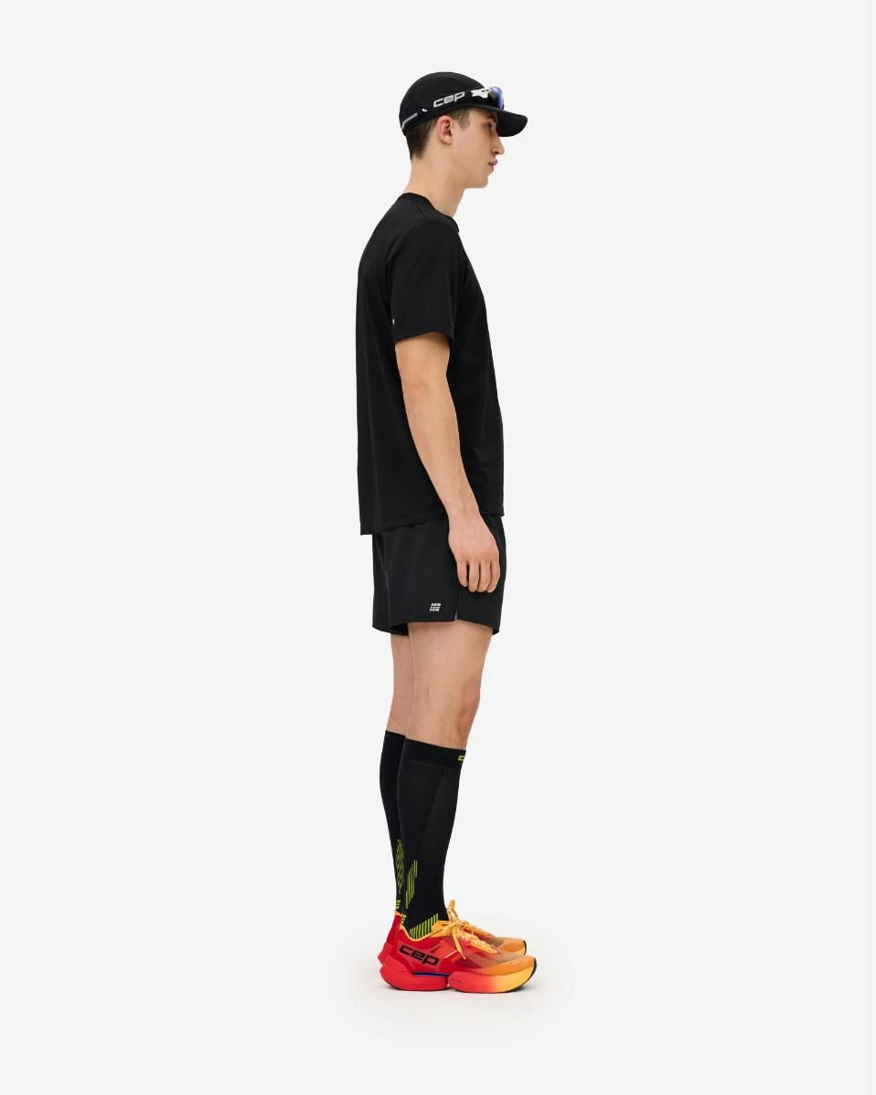 4. Tricou alergare CEP Core Run - negru | respirabil cu mesh