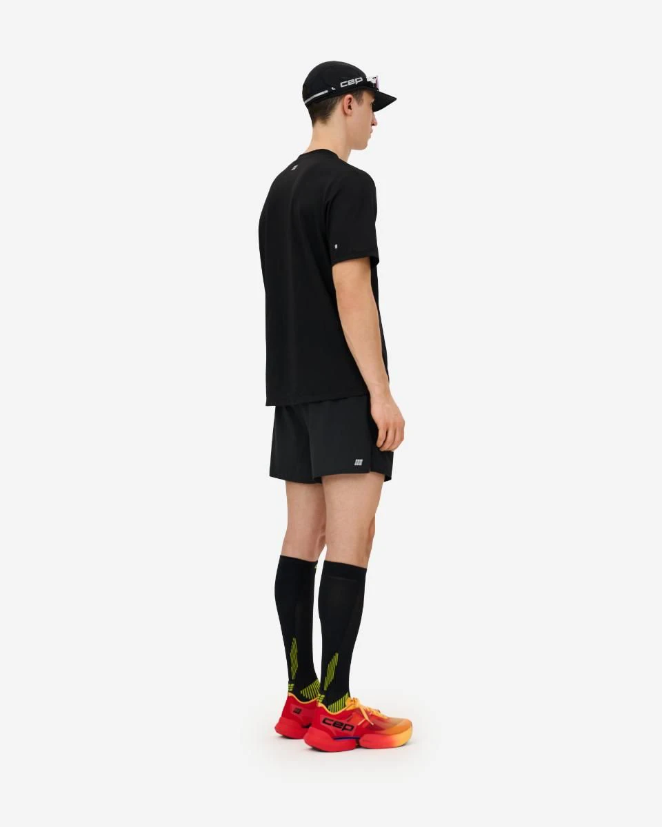 5. Tricou alergare CEP Core Run - negru | respirabil cu mesh