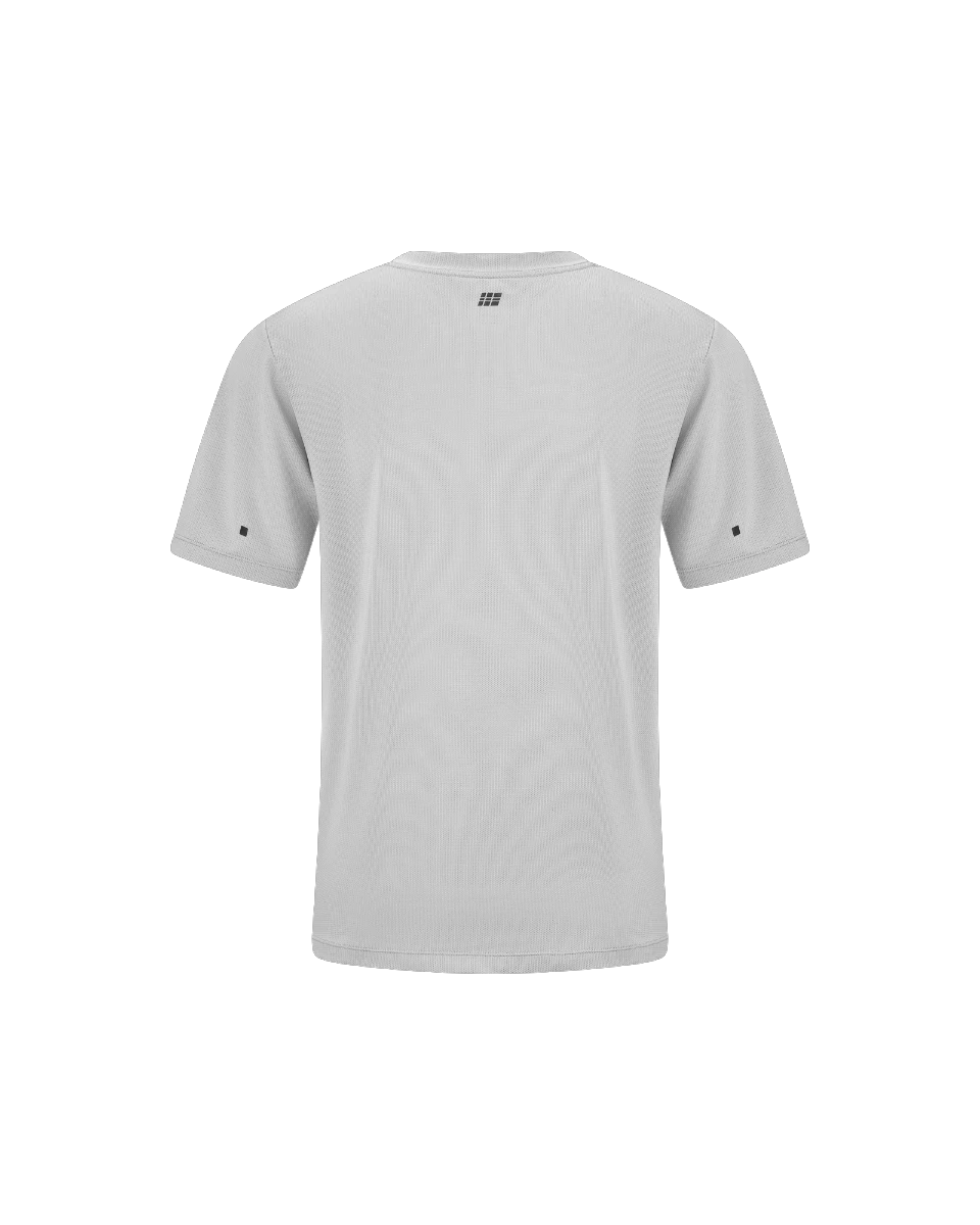 2. Tricou alergare CEP Core Run - gri deschis | respirabil cu mesh