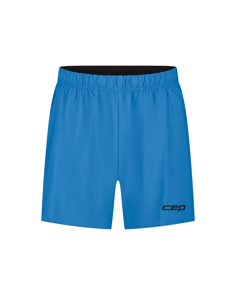 Pantaloni scurți alergare CEP Core Run Loose Fit - albastru | rezistenți vânt - 166930