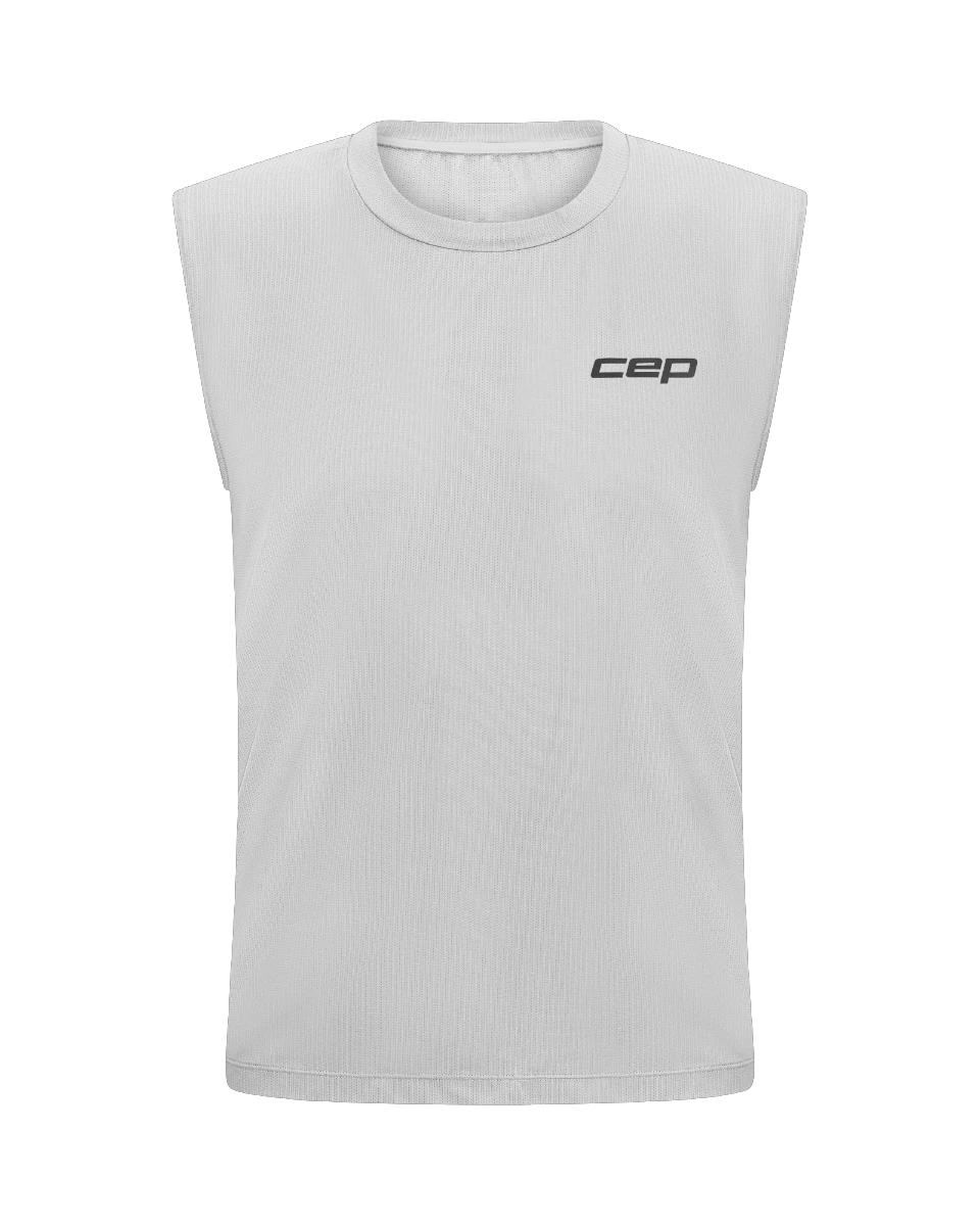 1. Maieu alergare CEP Core Run - gri deschis | respirabilitate maximă