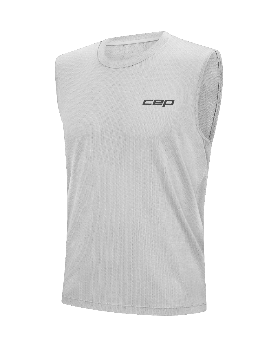 3. Maieu alergare CEP Core Run - gri deschis | respirabilitate maximă