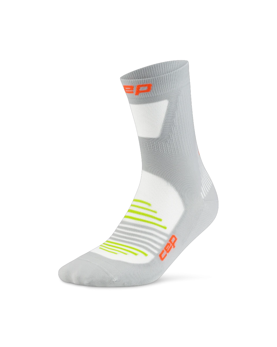 Șosete compresie CEP Pro Run Ultralight Mid Cut - gri | alergare performanță - 166948