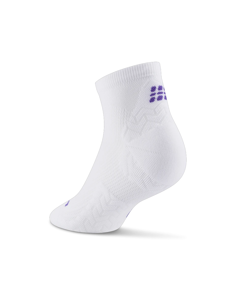2. Șosete compresie CEP Run Ultralight 4.0 Low Cut - alb - femei | ultra-ușoare