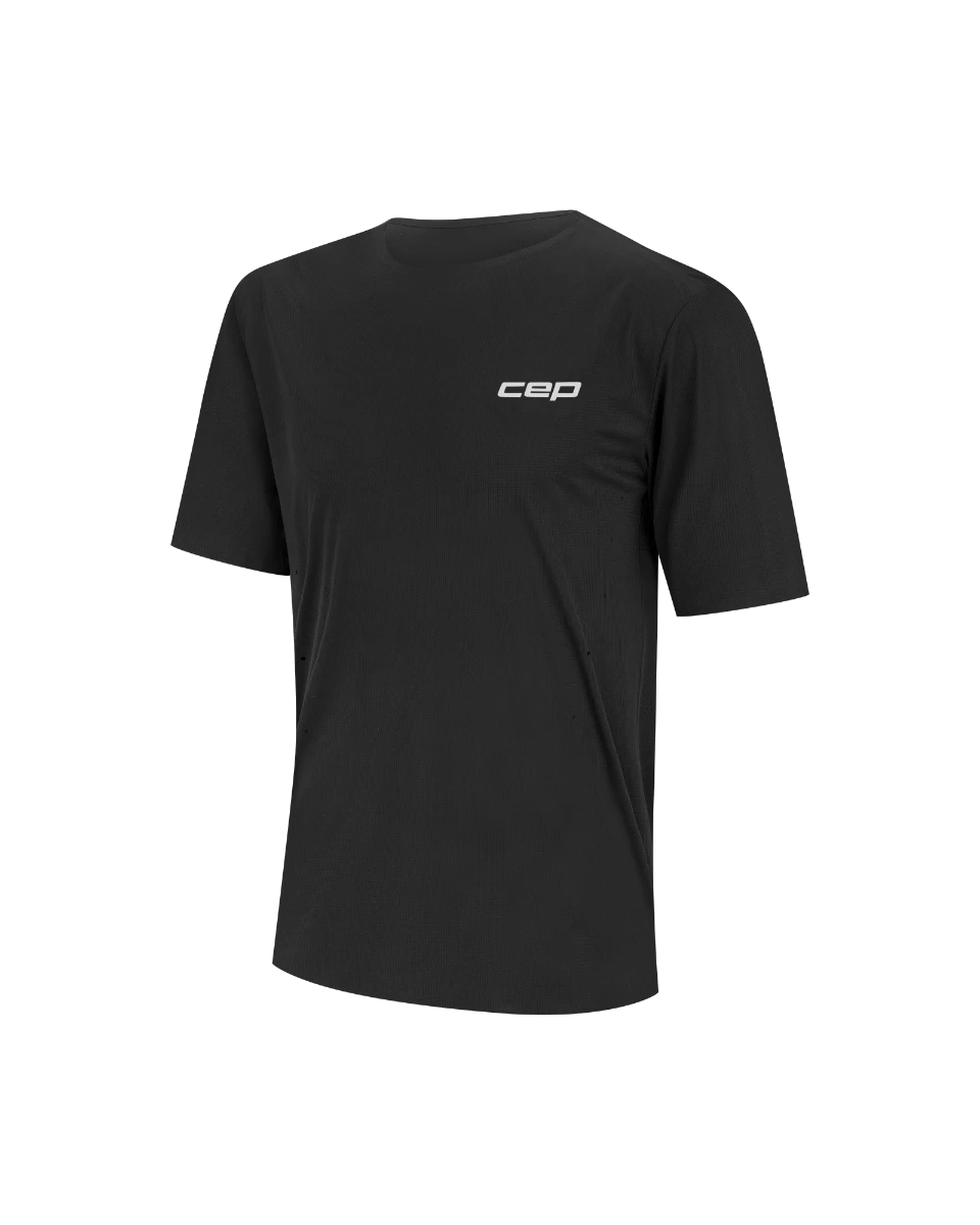 3. Tricou alergare CEP Pro Run Ultralight - negru | ultraușor bărbați