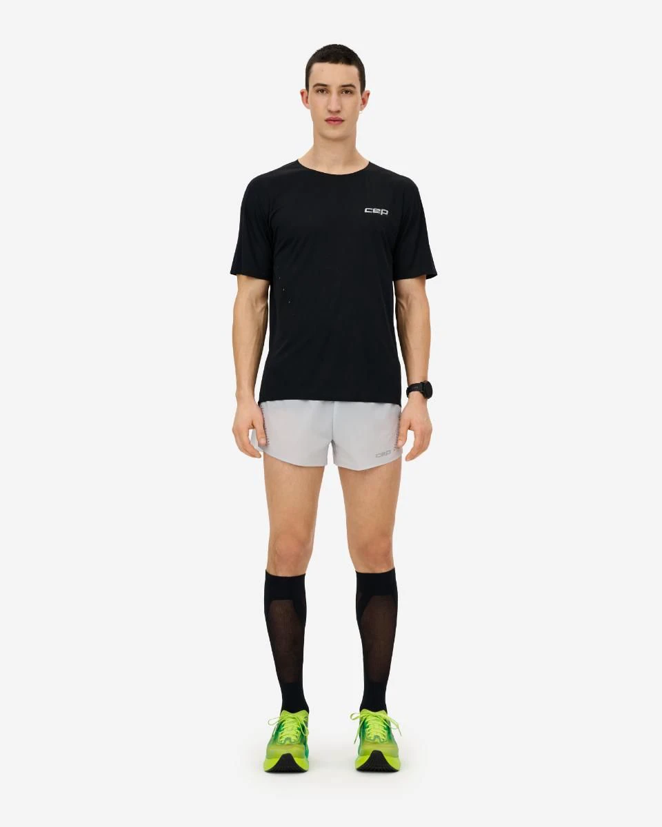 9. Tricou alergare CEP Pro Run Ultralight - negru | ultraușor bărbați
