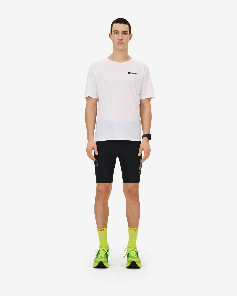 9. Tricou alergare CEP Pro Run Ultralight - alb | ultraușor bărbați