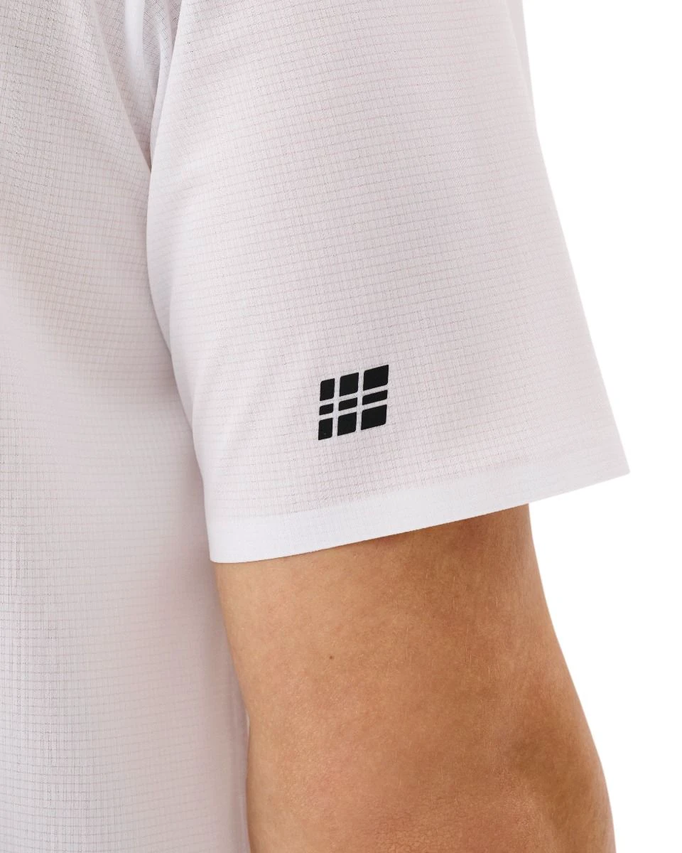 11. Tricou alergare CEP Pro Run Ultralight - alb | ultraușor bărbați