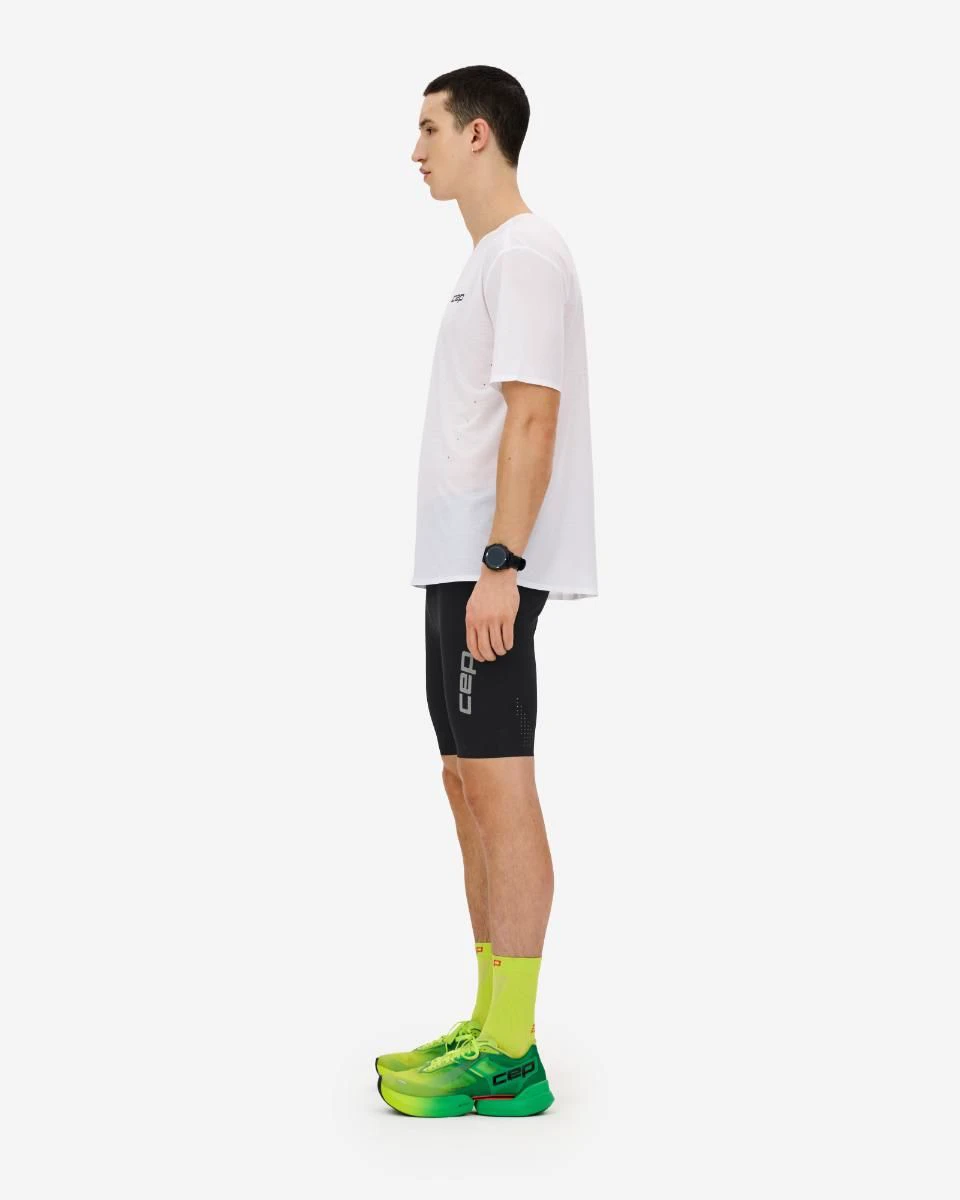 7. Tricou alergare CEP Pro Run Ultralight - alb | ultraușor bărbați