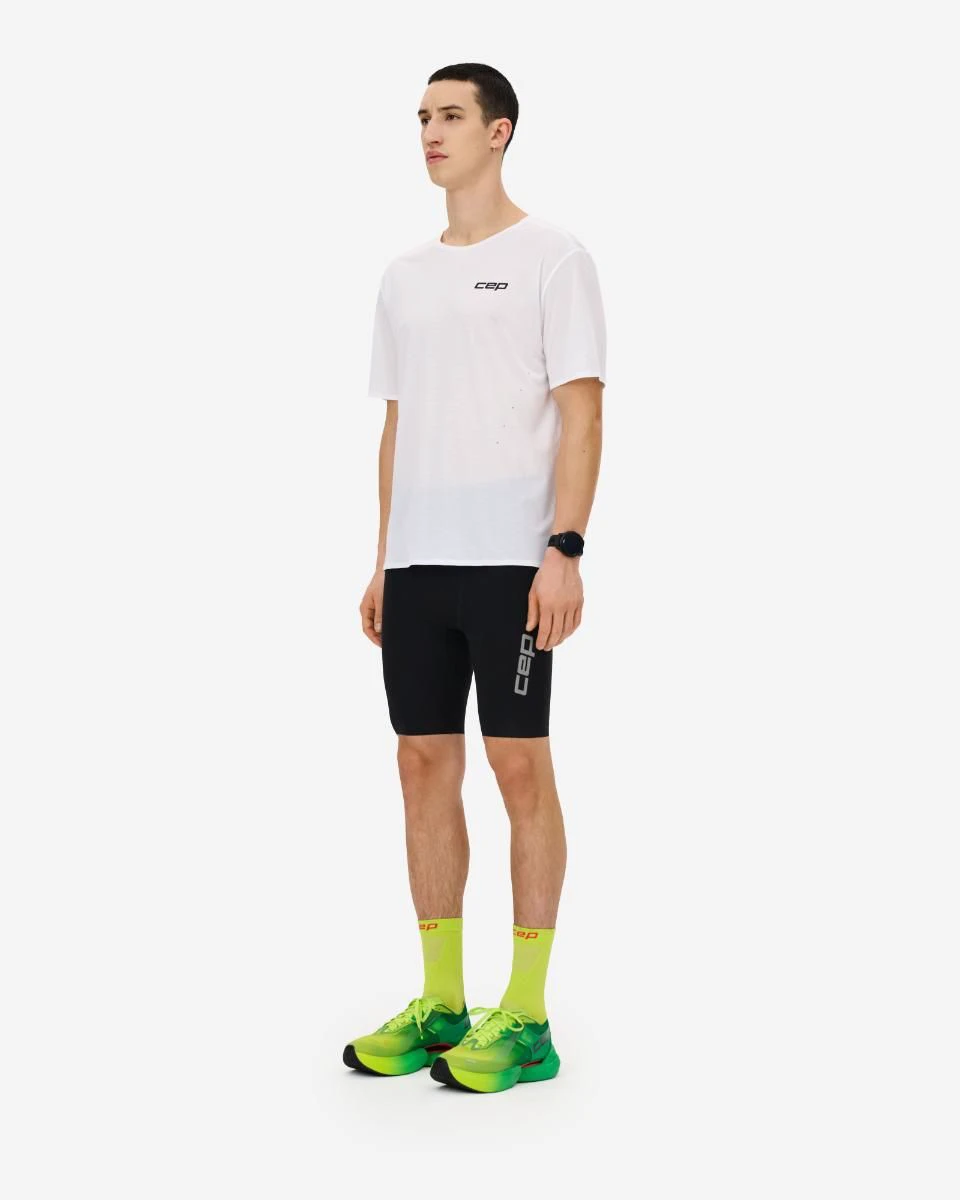 8. Tricou alergare CEP Pro Run Ultralight - alb | ultraușor bărbați