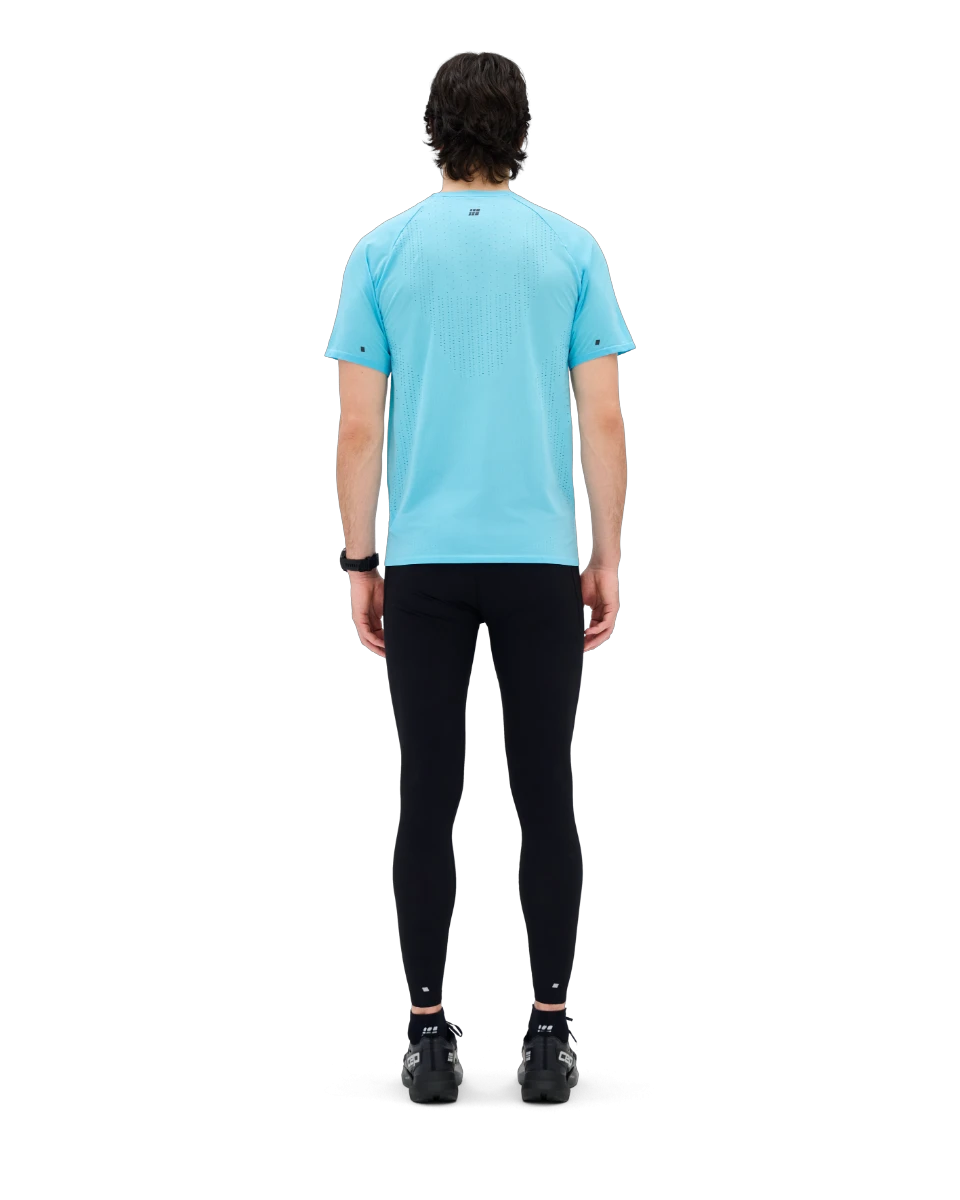 7. Tricou alergare CEP Run Ultralight 3.0 - albastru deschis | ultraușor seamless