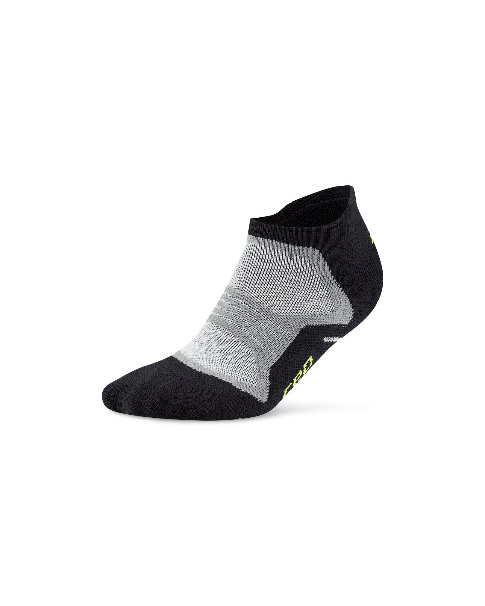 1. Șosete compresie CEP Core Run Cushion No Show - negru | confort