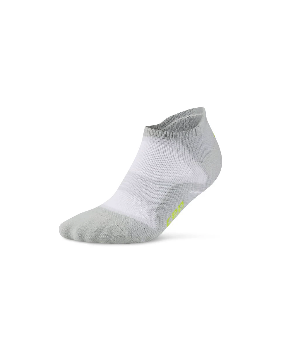 Șosete compresie CEP Core Run Cushion No Show - gri | confort - 167777