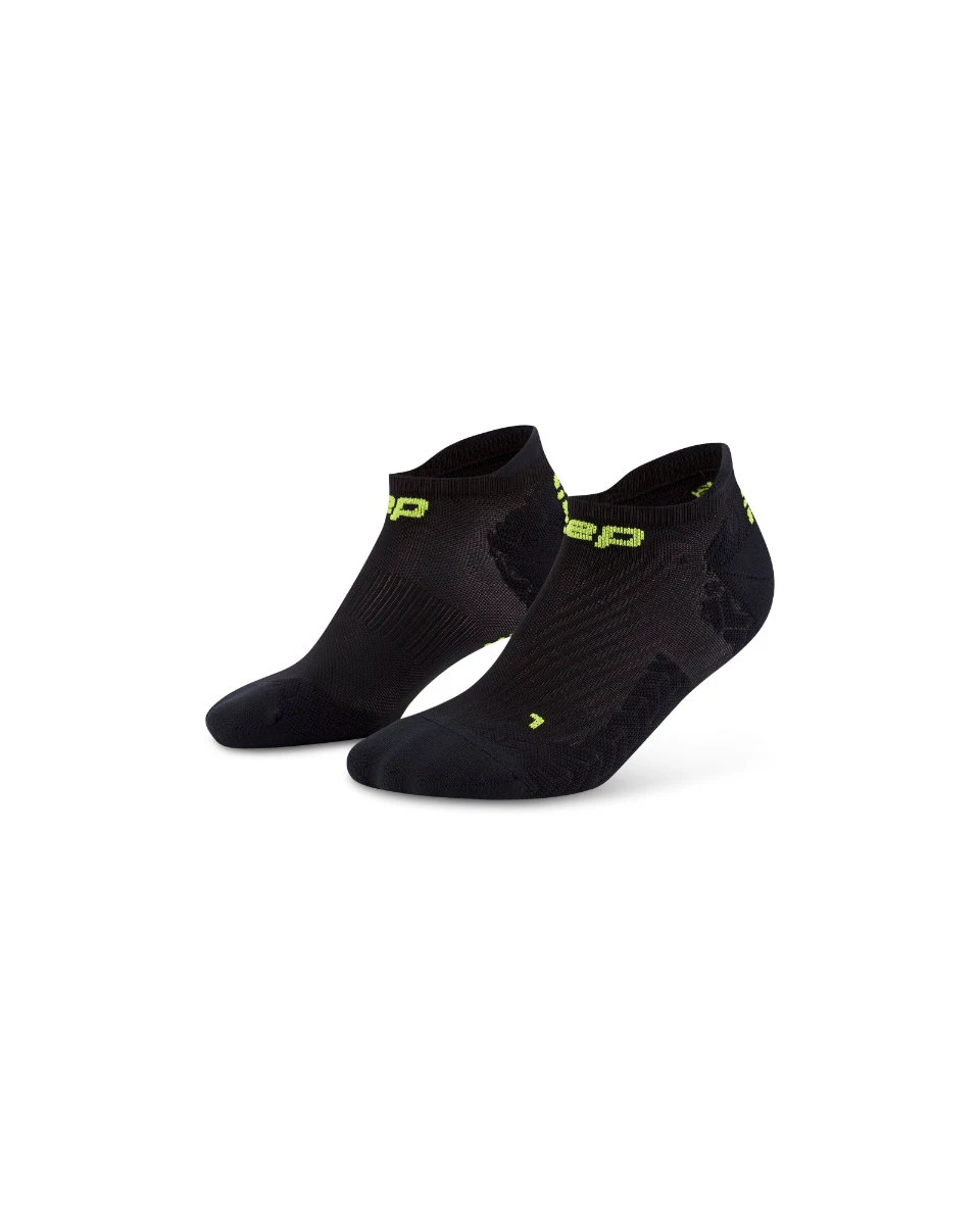 3. Șosete Compresie Scurte CEP Run Ultralight 4.0 - negru | Ultra-ușoare
