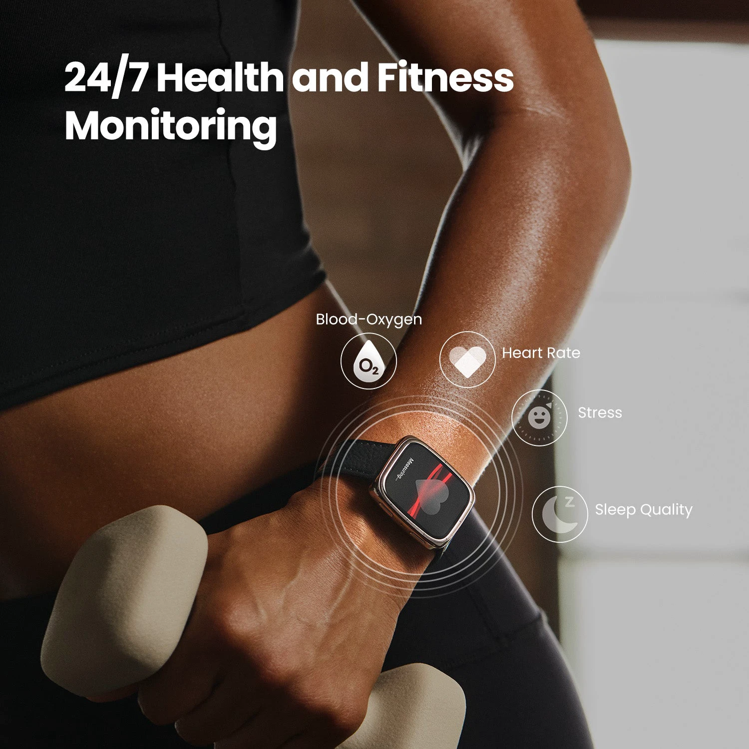 4. Amazfit Active 2 Square, ceas smartwatch sport fitness elegant