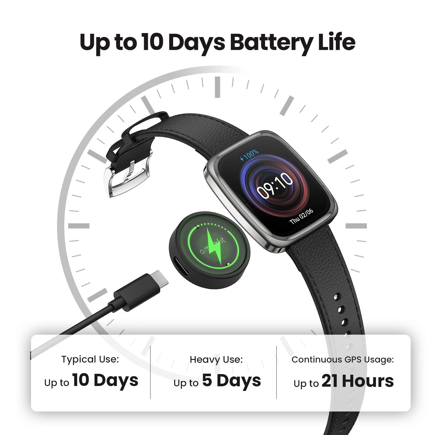 5. Amazfit Active 2 Square, ceas smartwatch sport fitness elegant