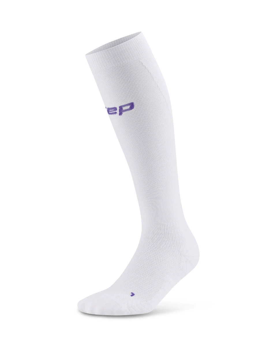 Șosete compresie înalte CEP Run Ultralight 4.0 - alb | alergare bărbați - 168249