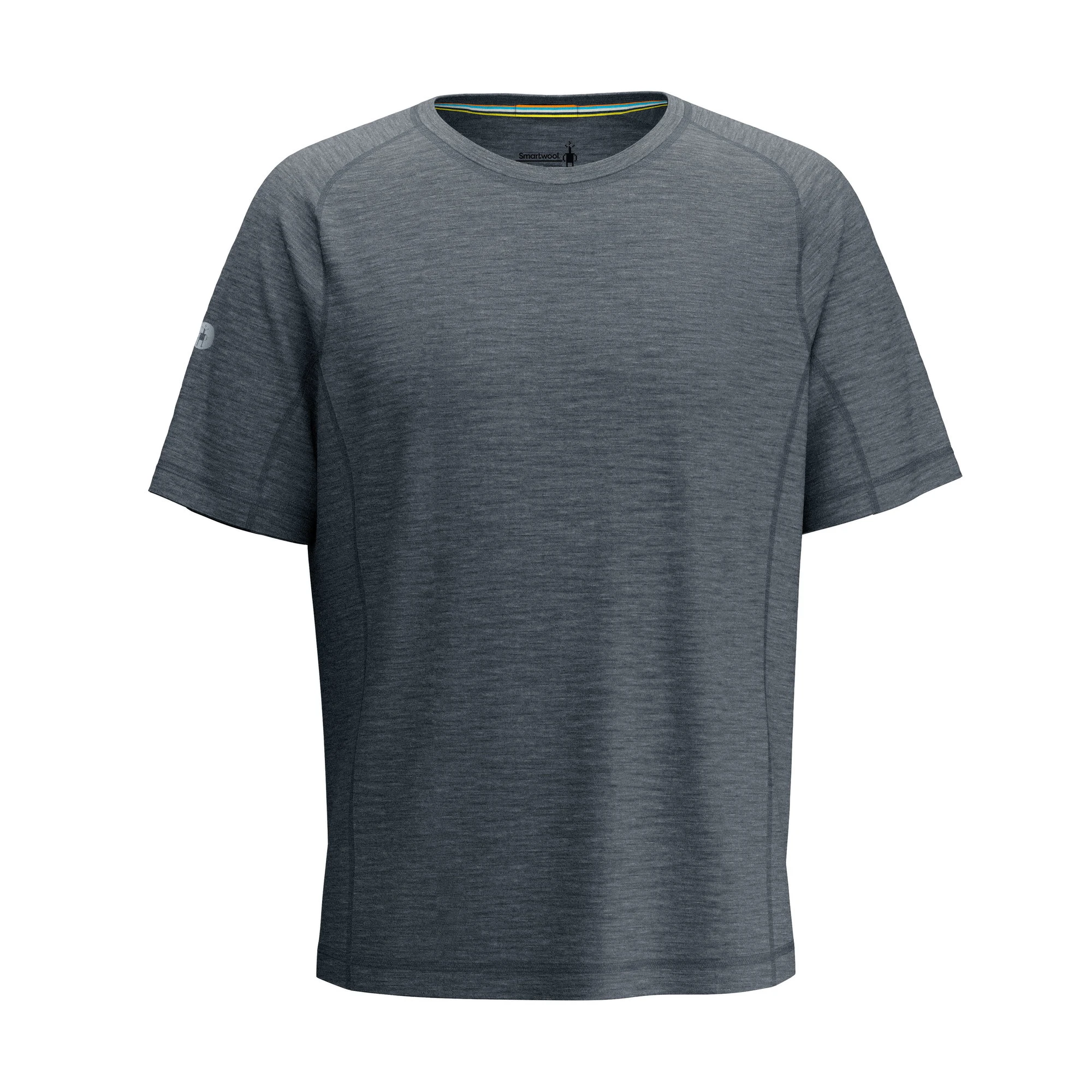 3. Tricou sport bărbați Smartwool Active Ultralite - Merino + TENCEL™ - gri carbune melanj