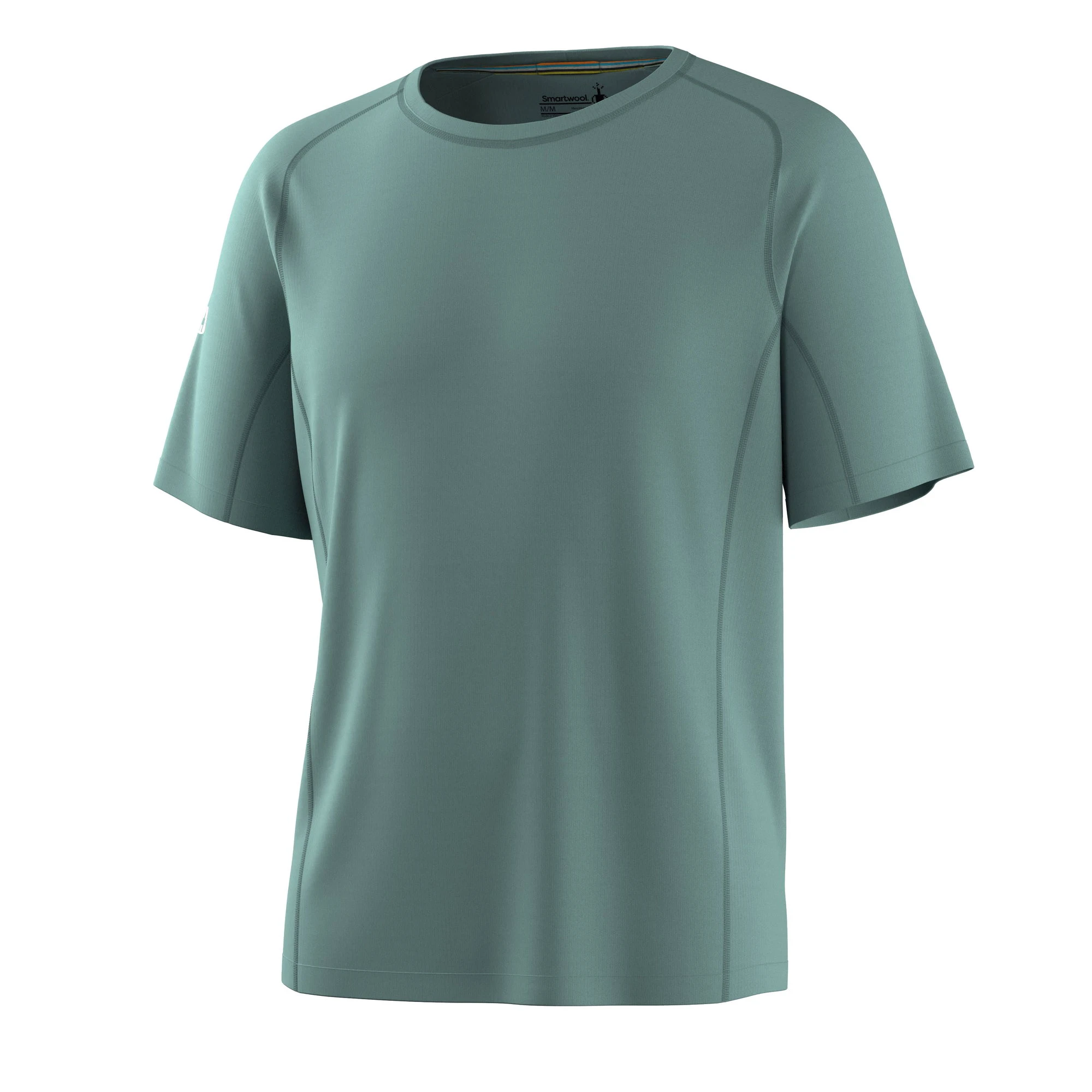 3. Tricou sport bărbați Smartwool Active Ultralite - Merino + TENCEL™ - verde teal