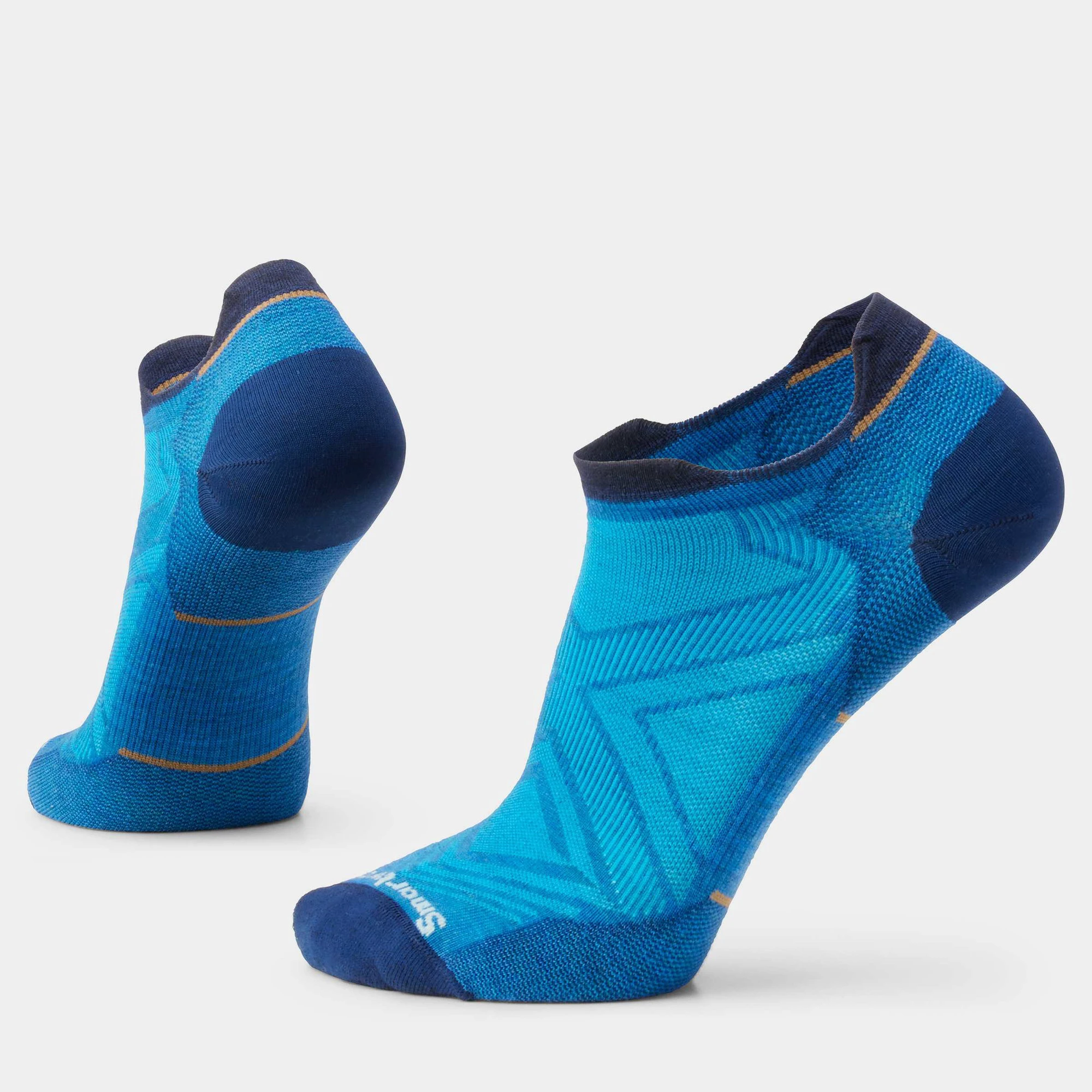 Șosete Merino alergare Smartwool Run - albastru Laguna Blue | Low Ankle | Zero Cushion - 182850