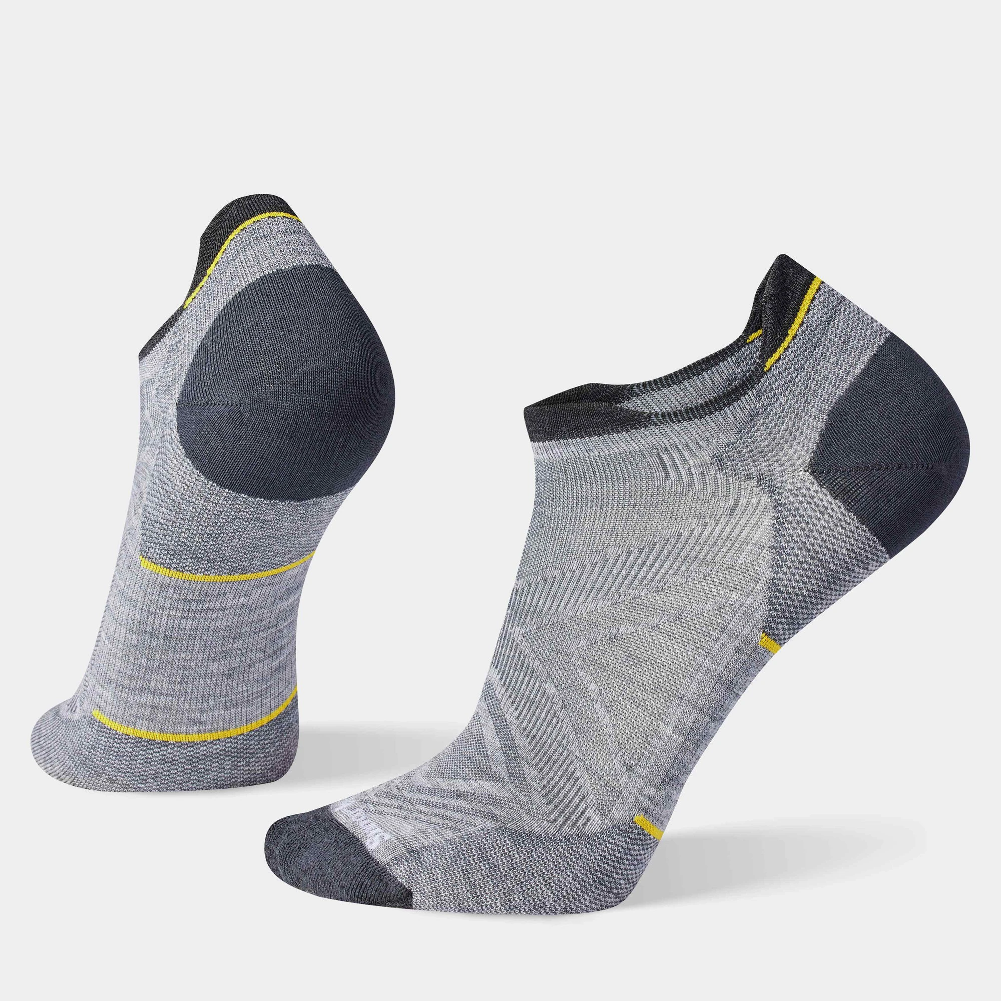 Șosete Merino alergare Smartwool Run - gri mediu | Low Ankle | Zero Cushion - 182853