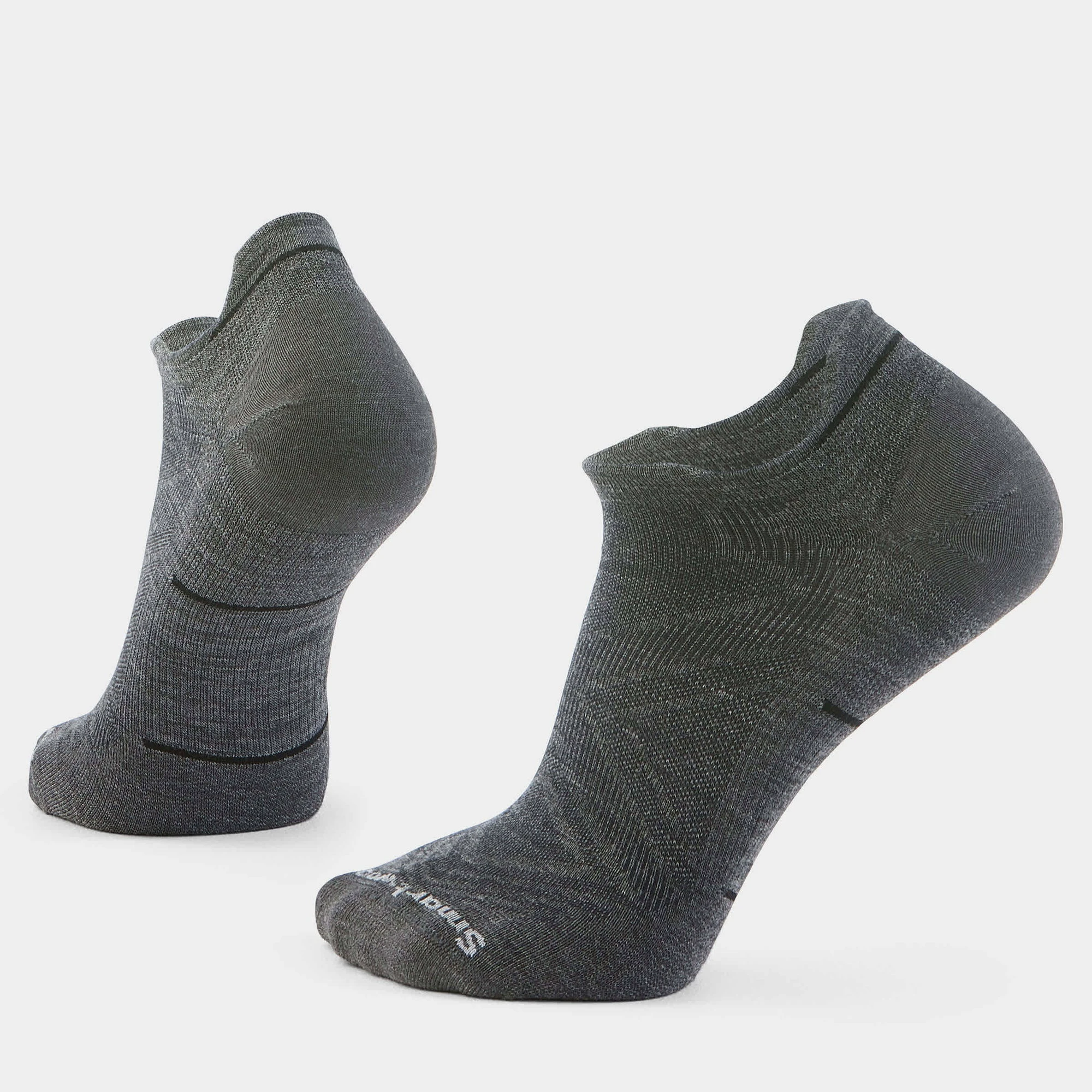 Șosete Merino alergare Smartwool Run - gri deschis | Low Ankle | Zero Cushion - 182856