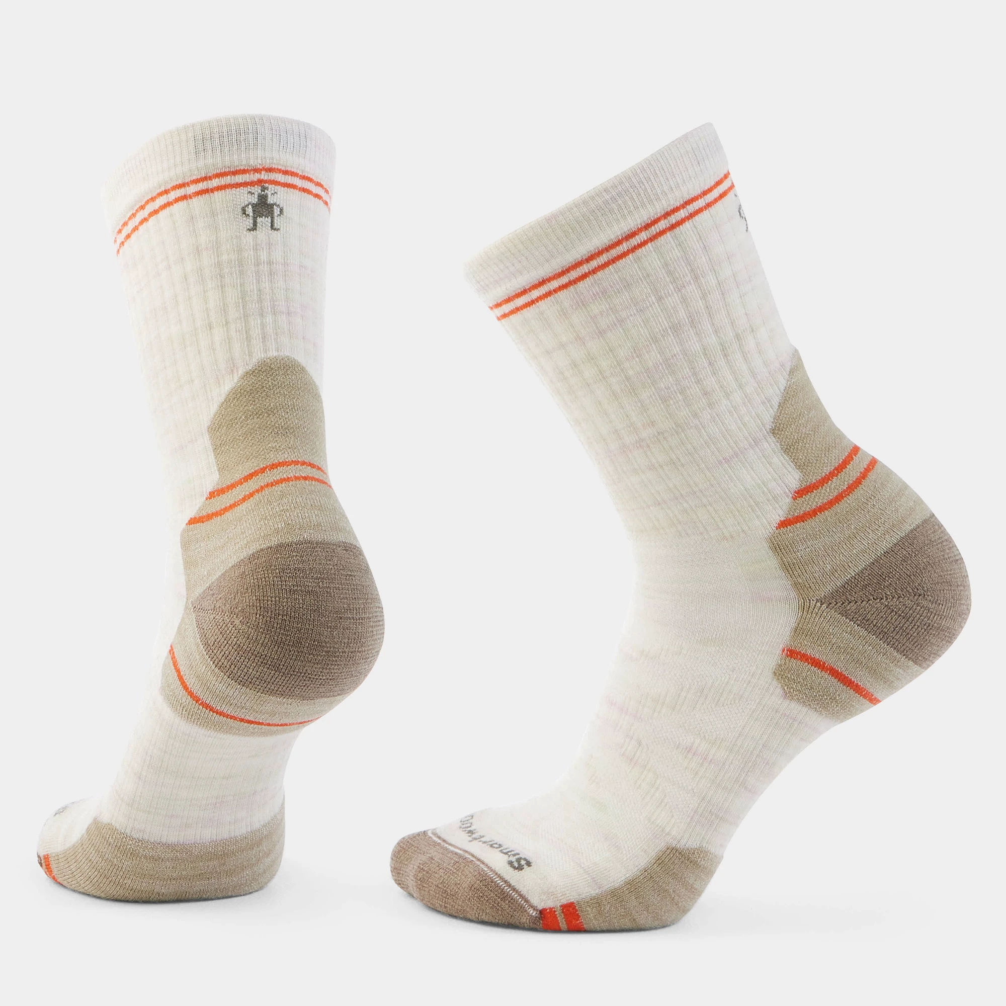 Șosete Merino hiking Smartwool Hike - bej Moonbeam | Mid Crew | Targeted Cushion - 182865