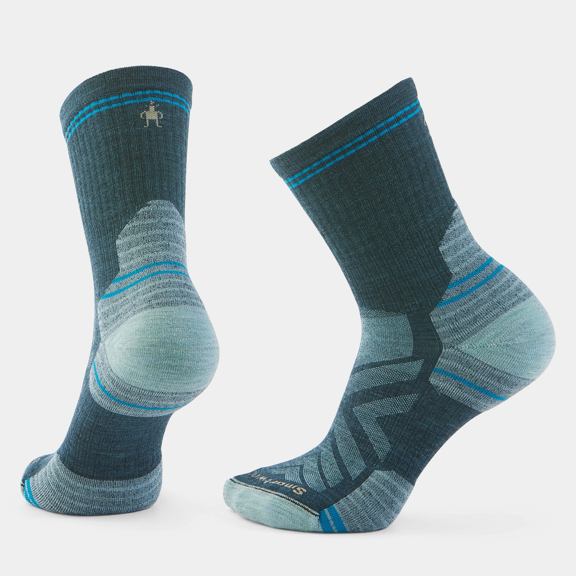 Șosete Merino hiking Smartwool Hike - albastru Twilight Blue | Mid Crew | Targeted Cushion - 182868