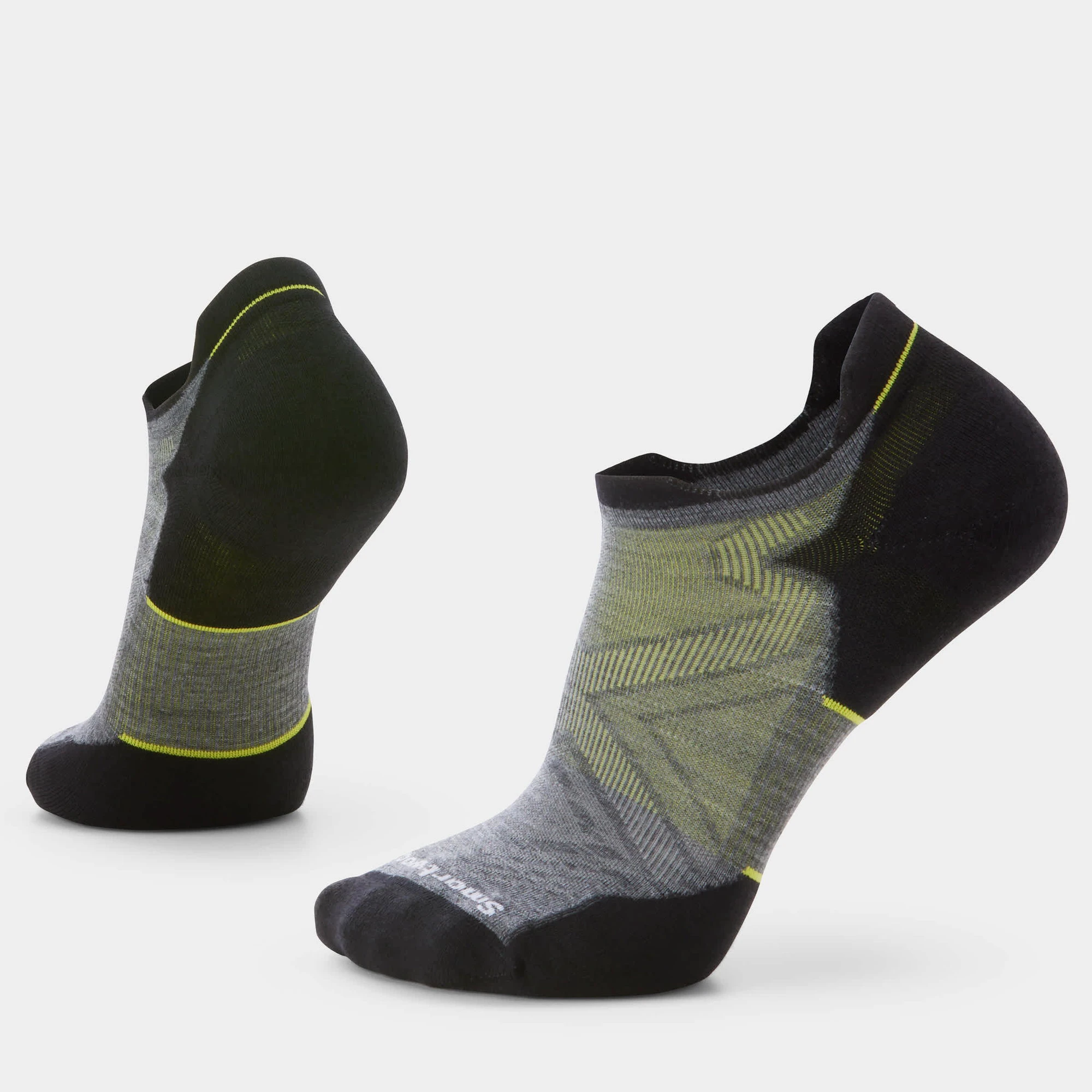Șosete Merino alergare Smartwool Run - gri Medium Gray | Low Ankle | Targeted Cushion - 182903