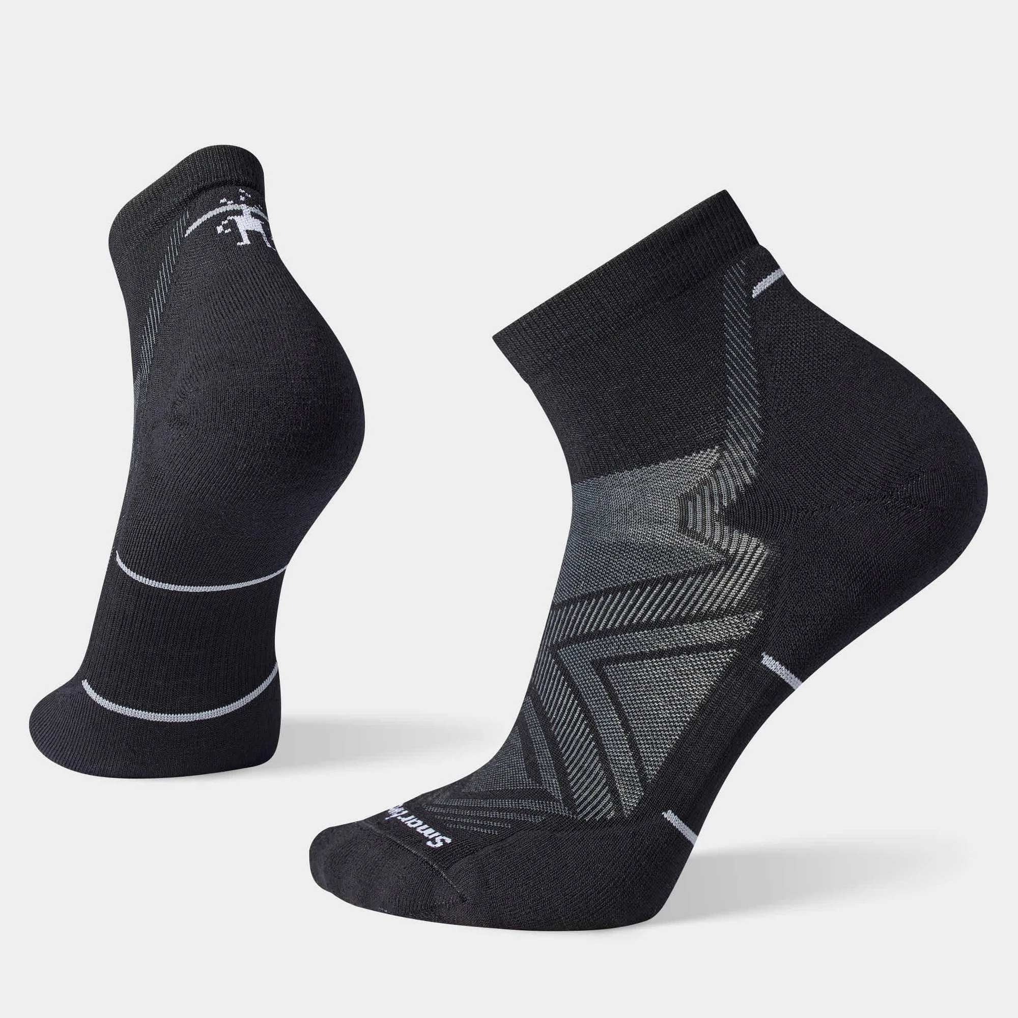 Șosete Merino alergare Smartwool Run Ankle - negru | Targeted Cushion - 182936