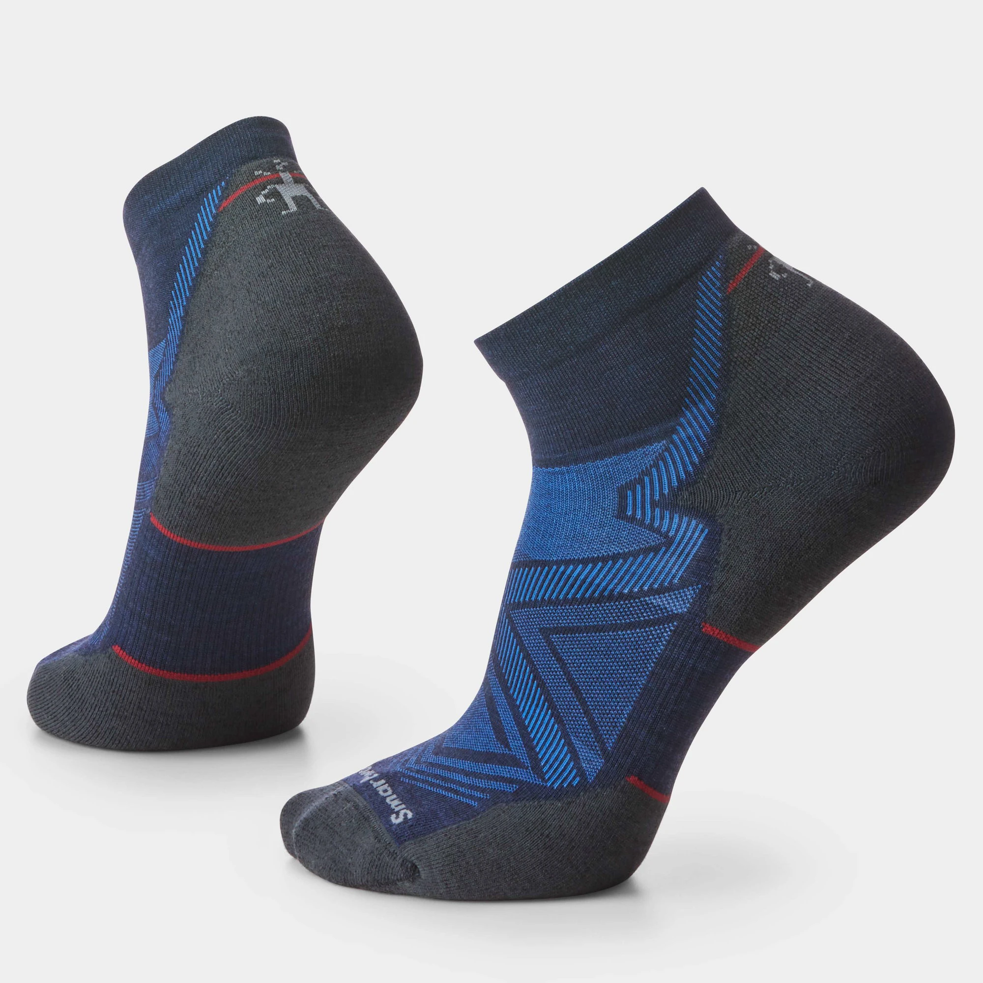 Șosete Merino alergare Smartwool Run Ankle - bleumarin Deep Navy | Targeted Cushion - 182940