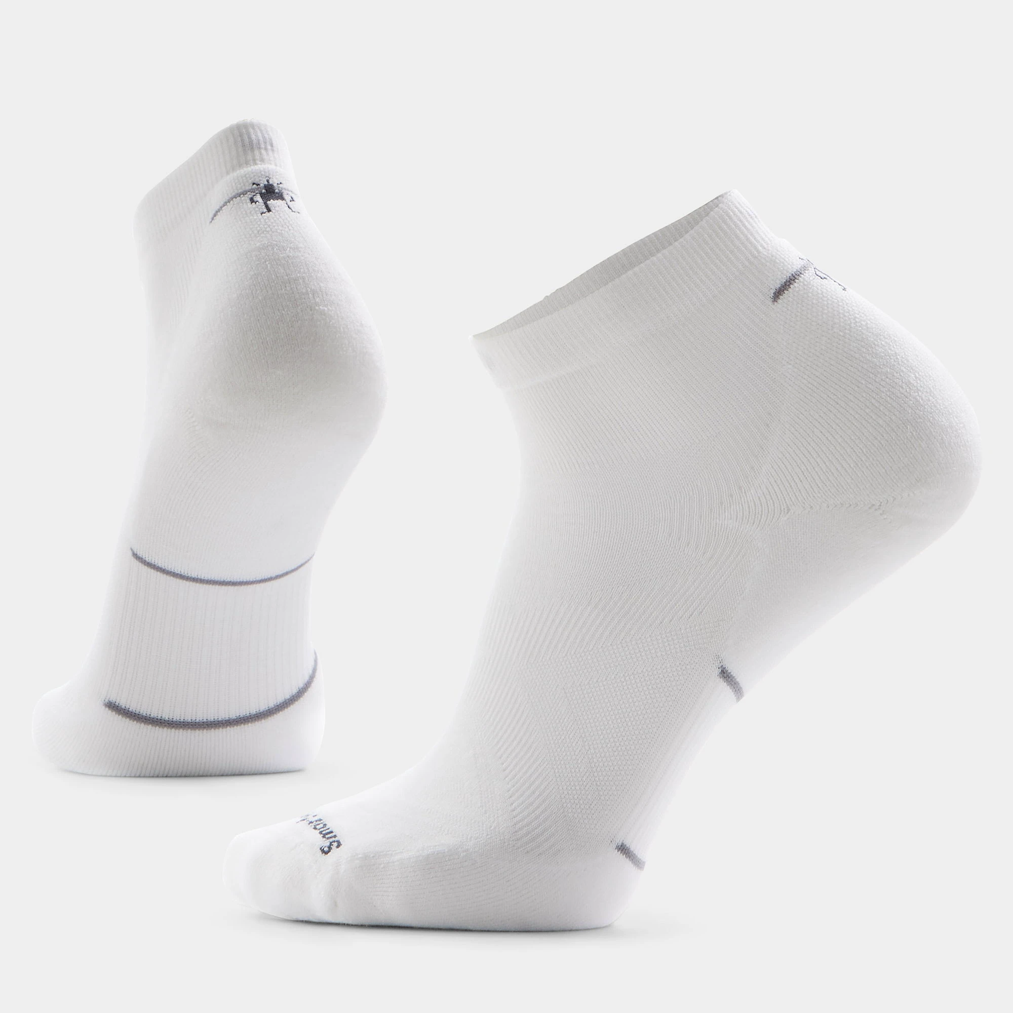 Șosete Merino alergare Smartwool Run Ankle - alb | Targeted Cushion - 182944