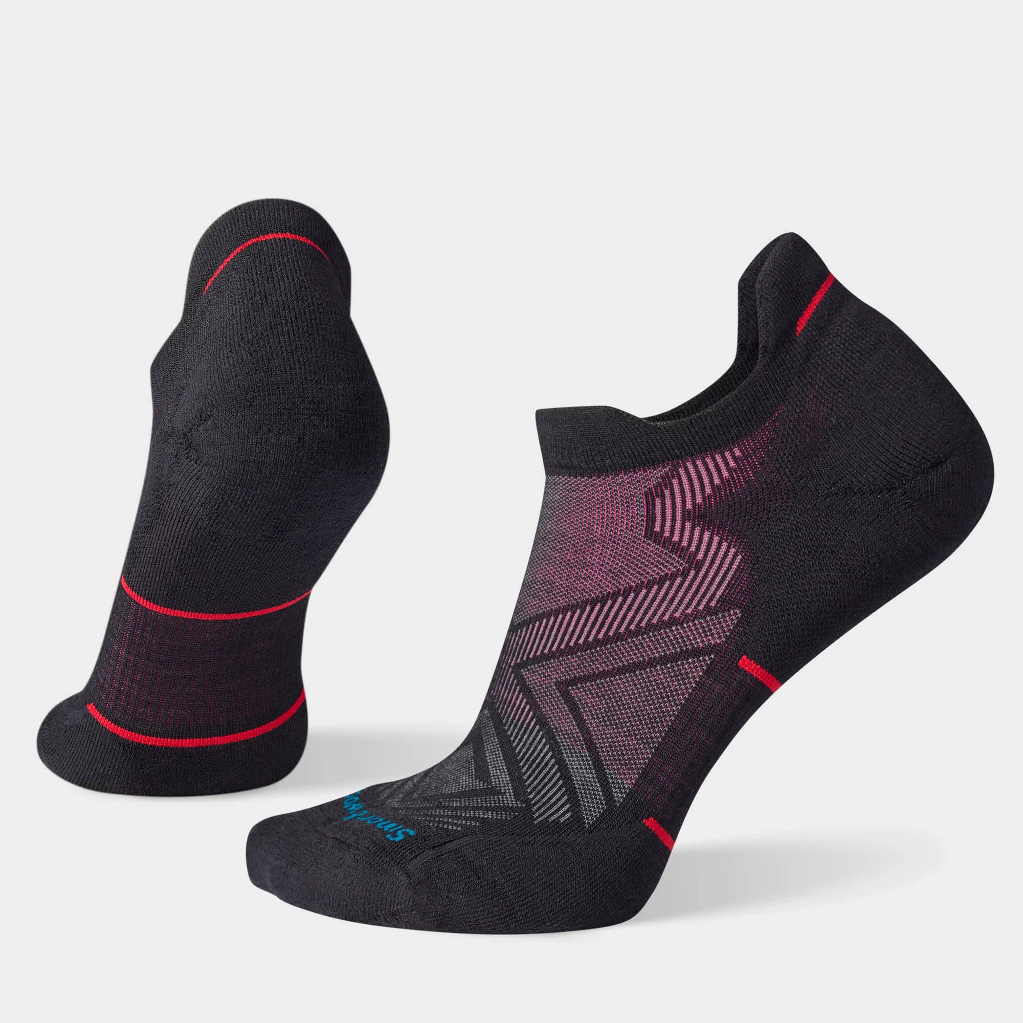 Șosete Merino alergare Smartwool Run - negru | Low Ankle | Targeted Cushion - 183112
