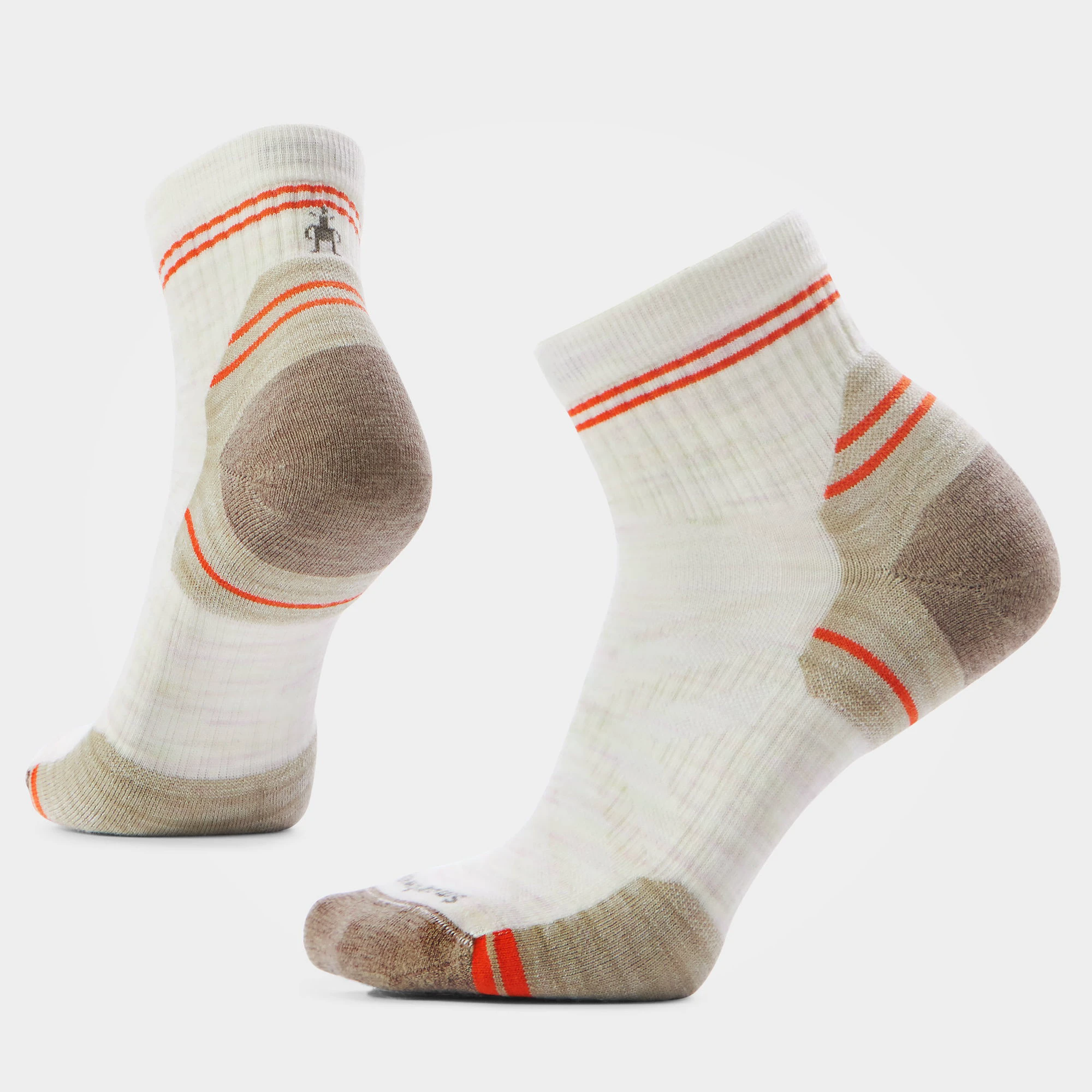 1. Șosete Merino hiking Smartwool Hike - bej Moonbeam - femei | Ankle | Targeted Cushion
