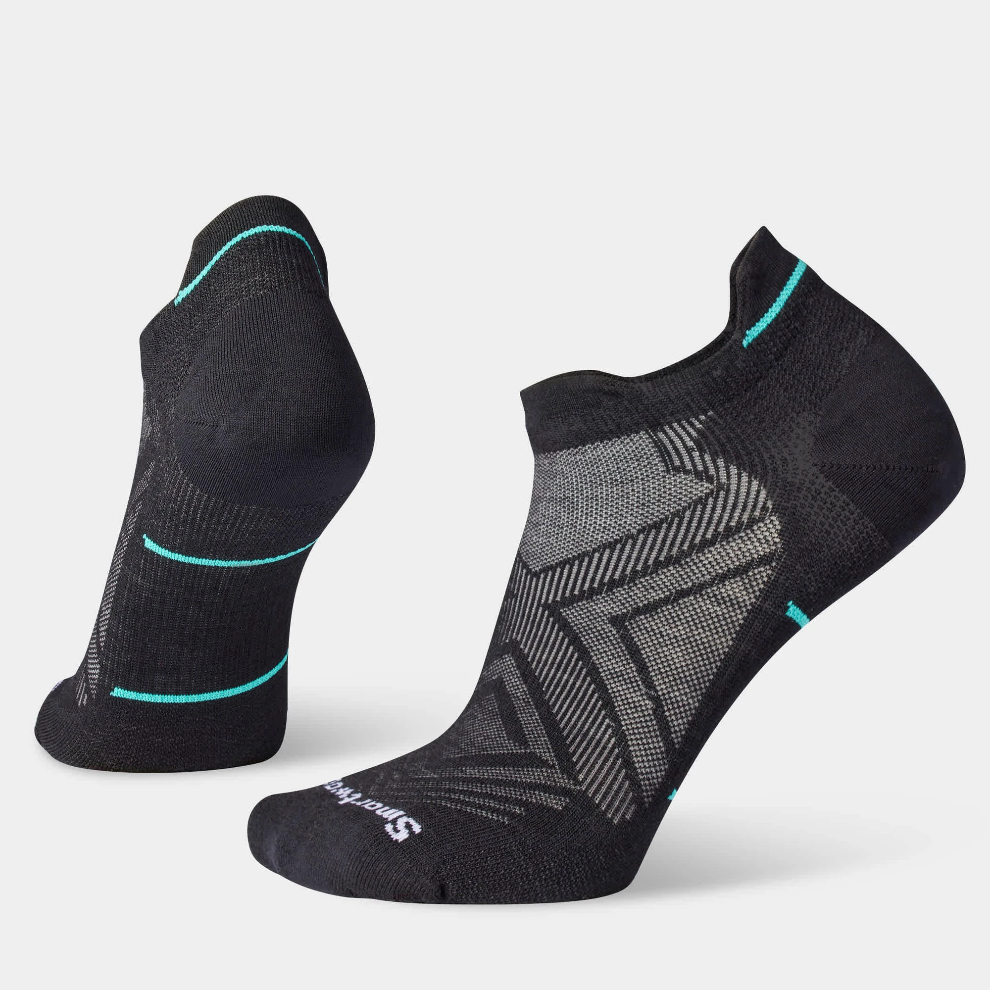 Șosete Merino alergare Smartwool Run - negru | Low Ankle | Zero Cushion - 59350