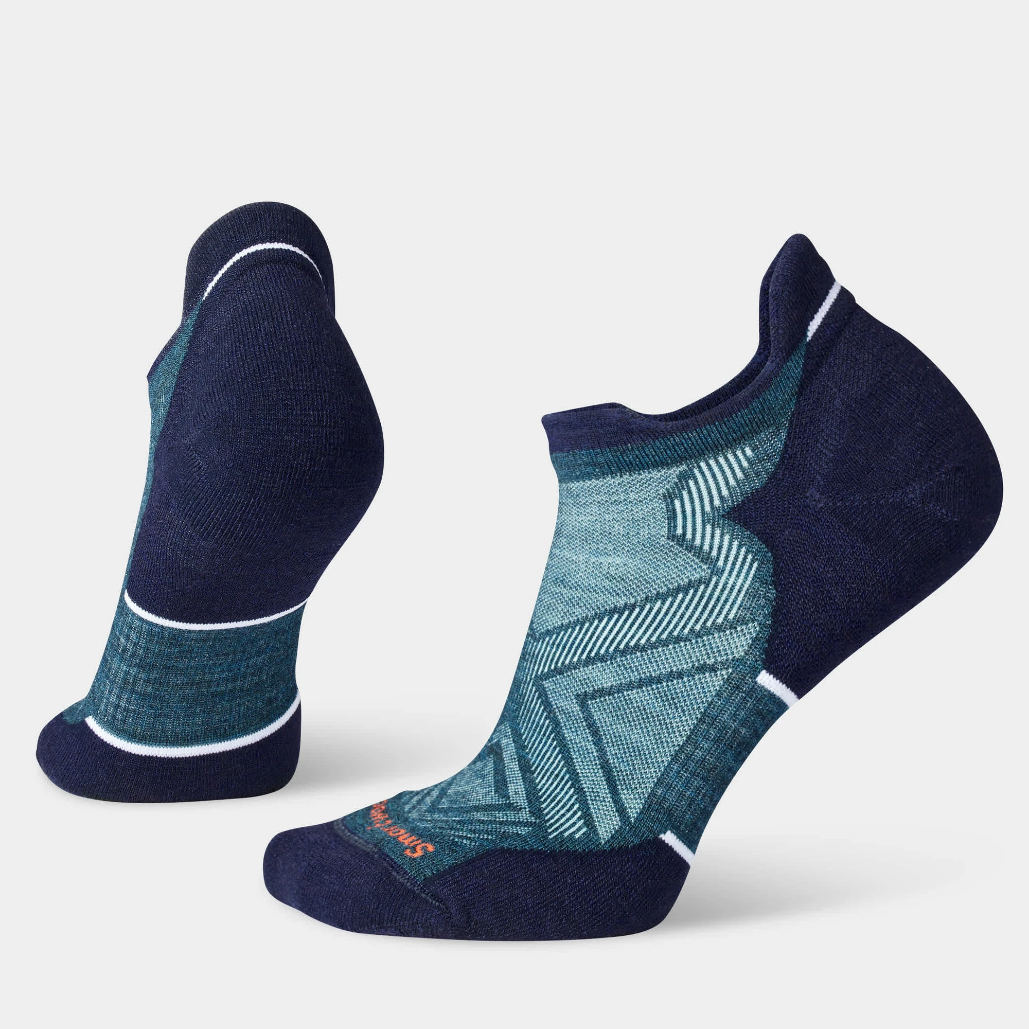 Șosete Merino alergare Smartwool Run - albastru Twilight | Low Ankle | Targeted Cushion - 166061