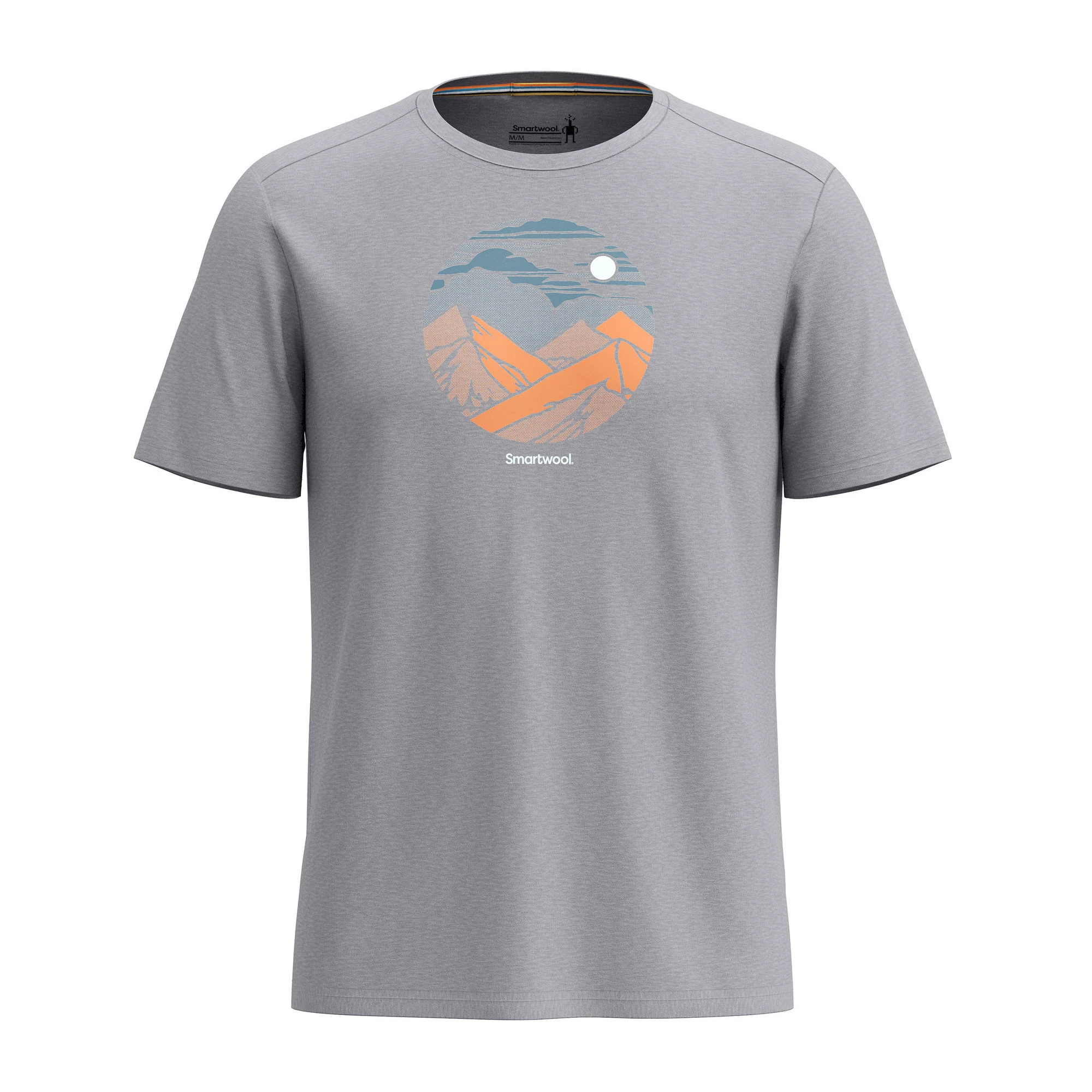 2. Smartwool - tricou merino - Fourteener Active Short Sleeve Graphic Tee - Gri
