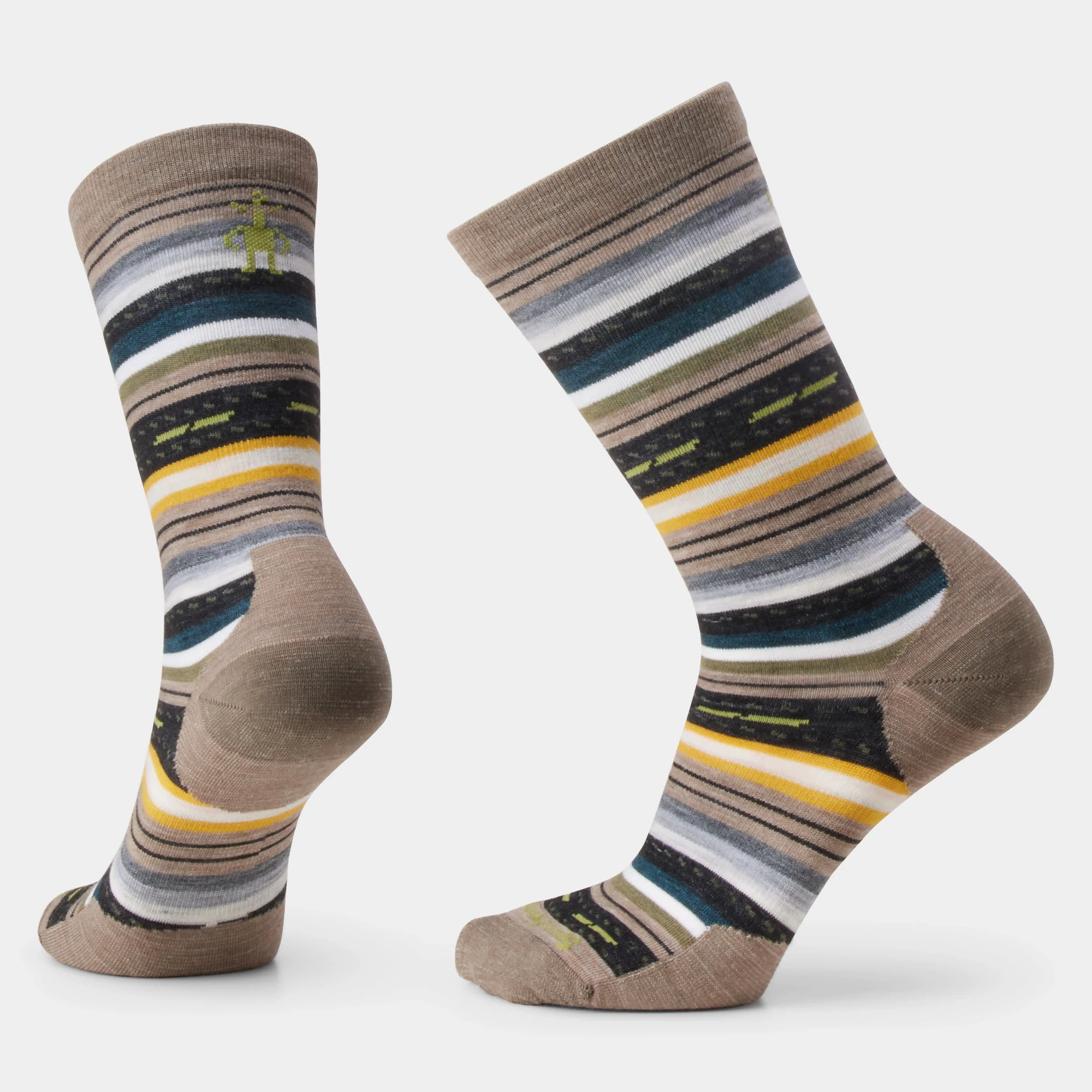 Șosete Merino Smartwool Everyday Margarita - bej Fossil | Crew | Light Cushion - 182959