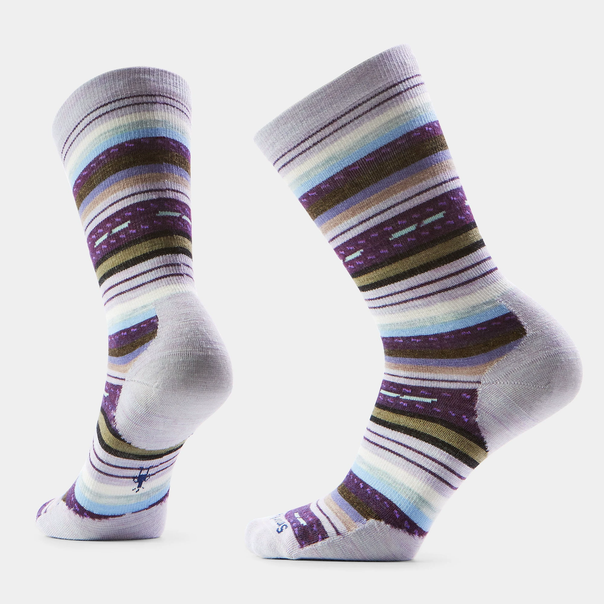 Șosete Merino Smartwool Everyday Margarita - mov Purple Eclipse | Crew | Light Cushion - 182960