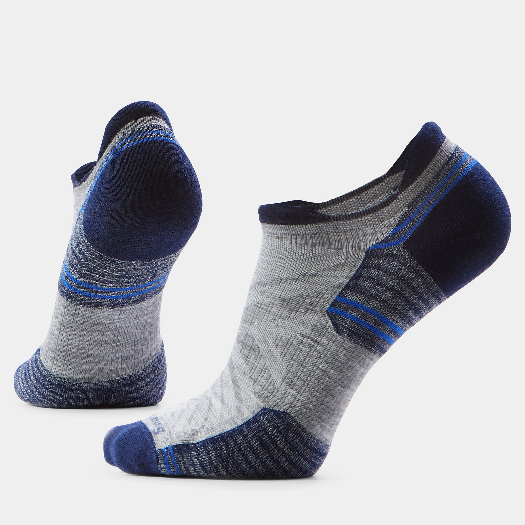 1. Șosete Merino hiking Smartwool Hike Low Ankle - gri Light Gray | Targeted Cushion