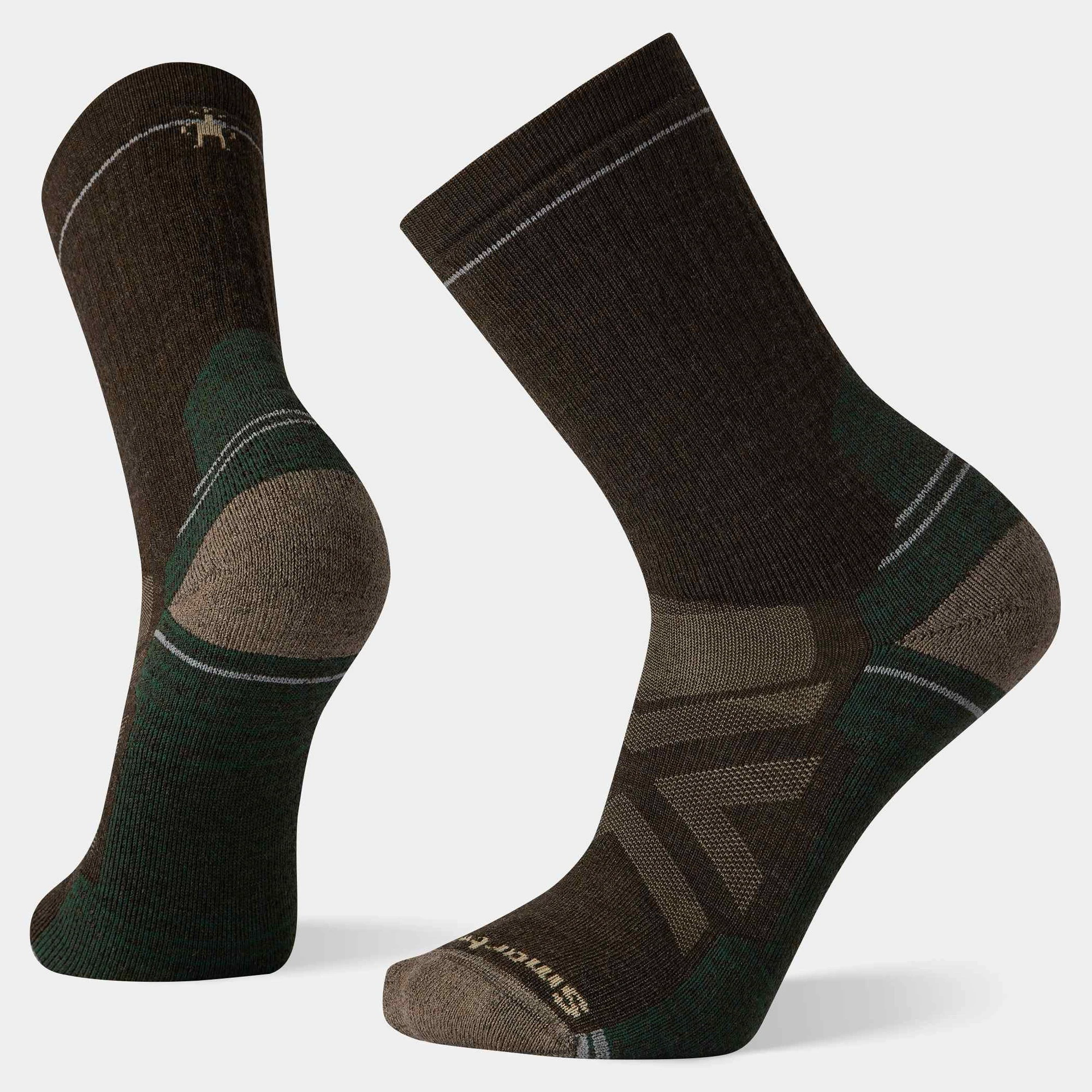 1. Șosete Merino hiking Smartwool Hike - maro Chestnut | Crew | Full Cushion