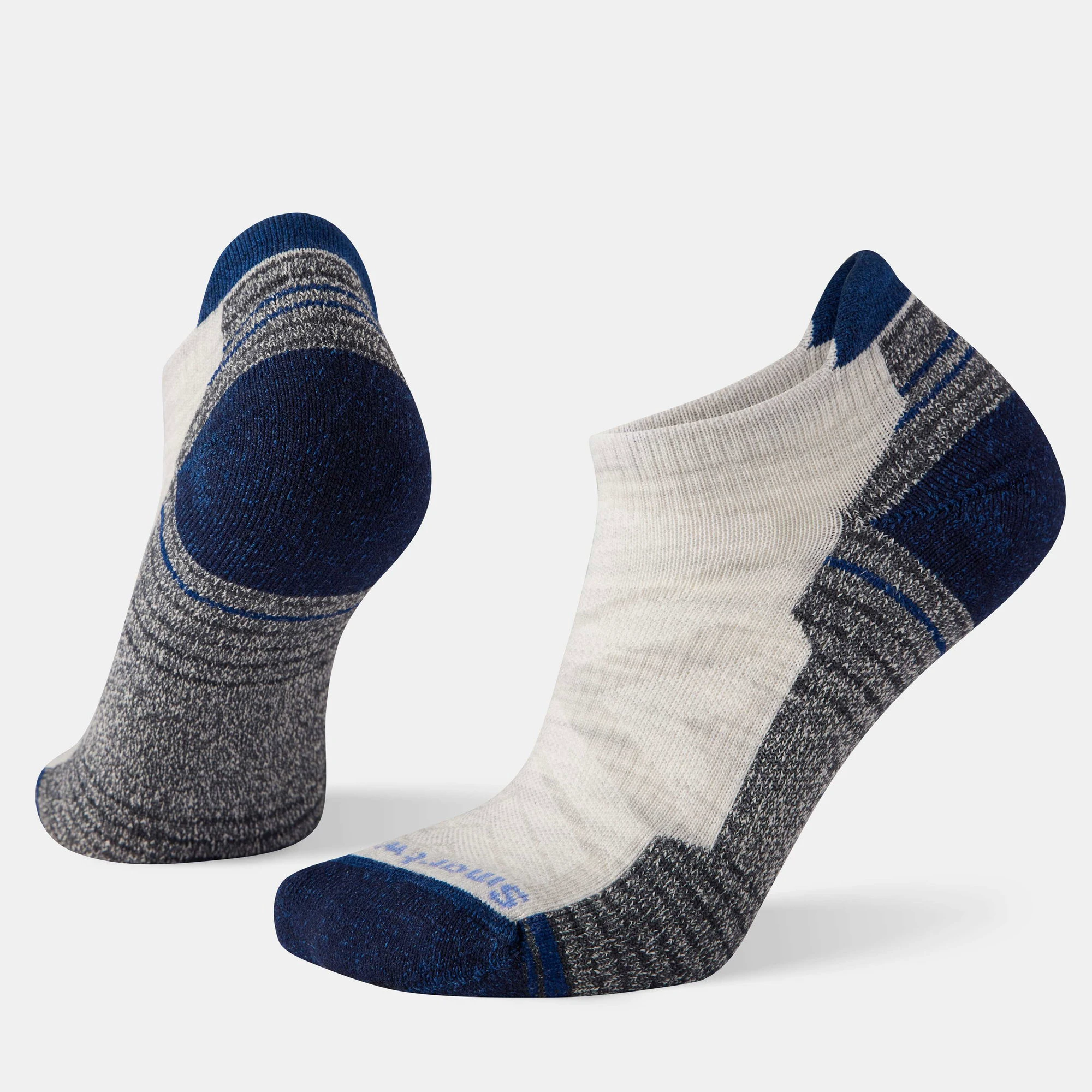 1. Șosete Merino hiking Smartwool Hike - gri Ash | Low Ankle | Light Cushion