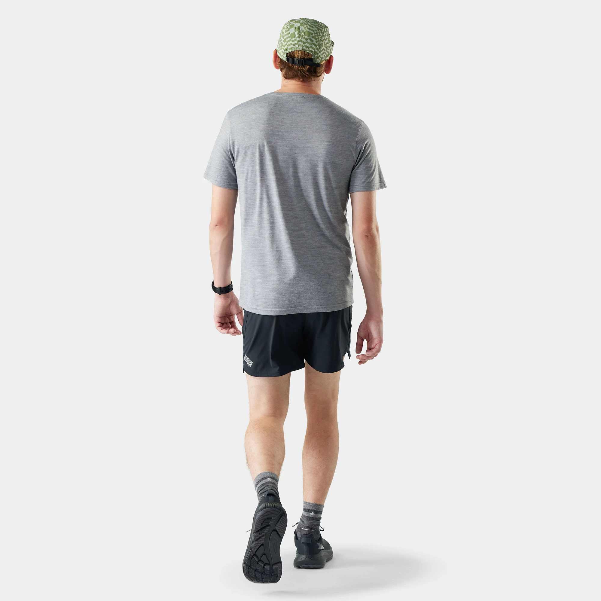 2. Pantaloni scurți sport Smartwool Active Lined 5" - negru | Merino reciclat