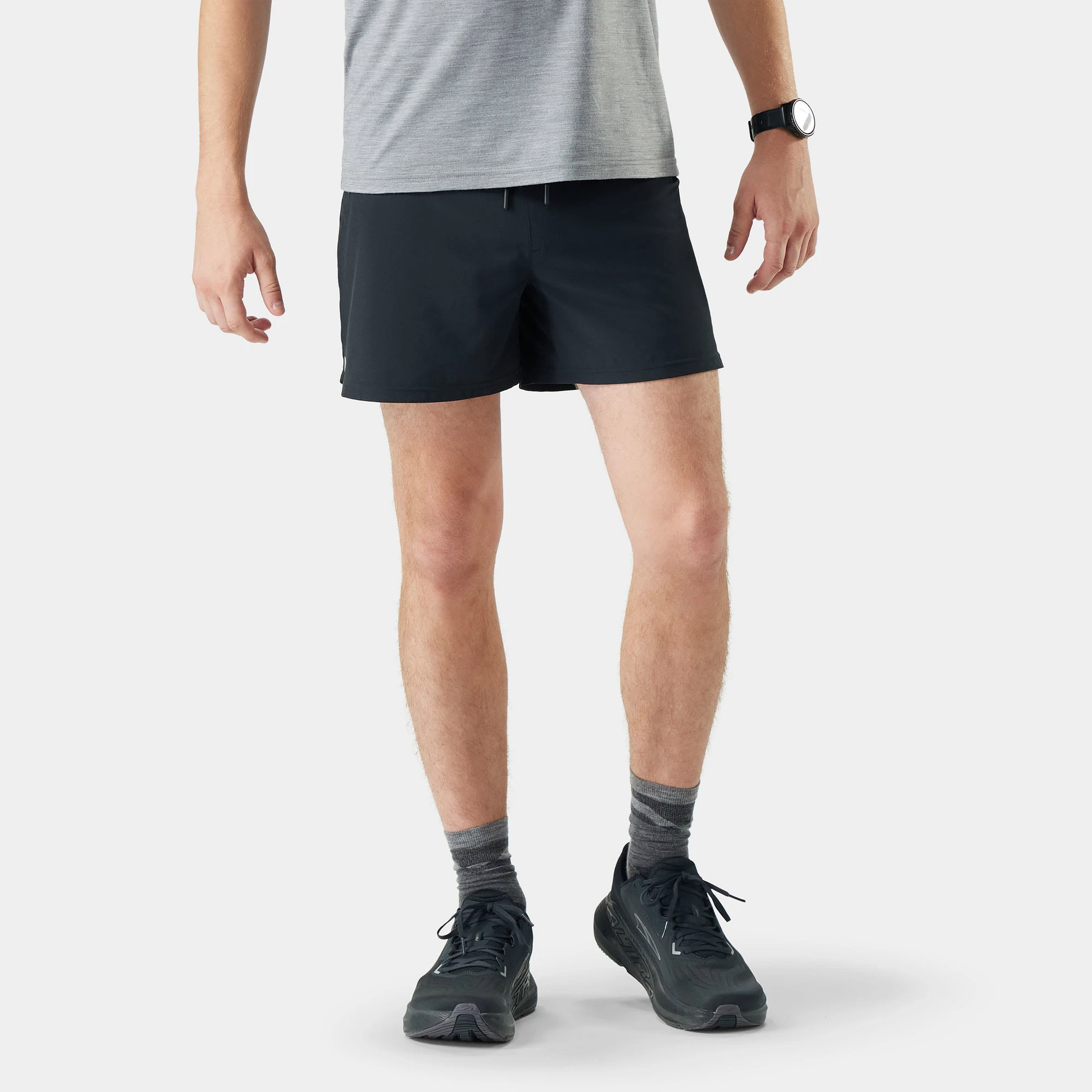 Pantaloni scurți sport Smartwool Active Lined 5" - negru | Merino reciclat - 183340