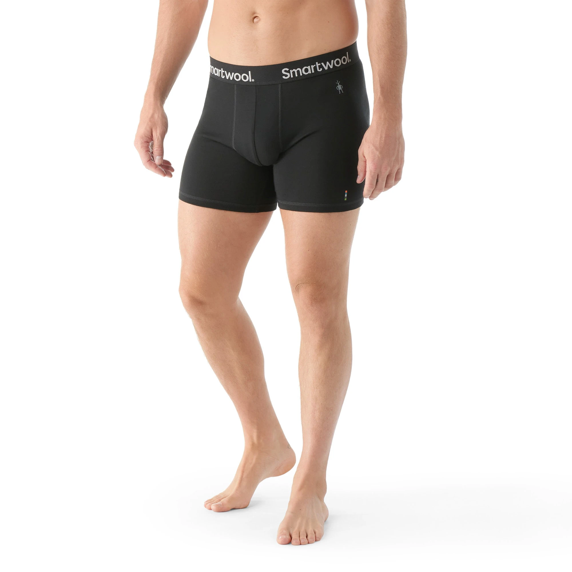 Boxeri Merino Smartwool Everyday Merino Boxer Brief - negru | confort zilnic - 183376