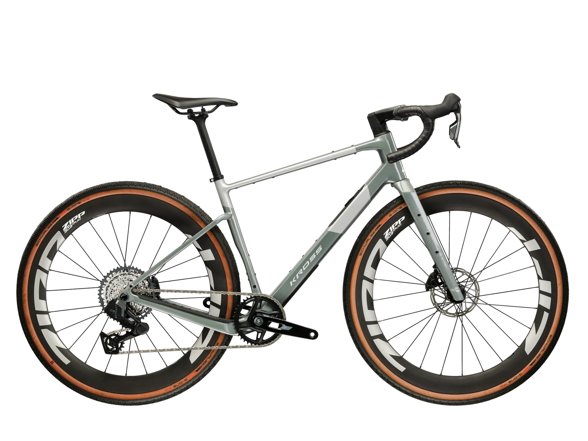 1. Bicicleta Gravel Kross Esker ADV 3.0 28 inch gri SRAM Rival