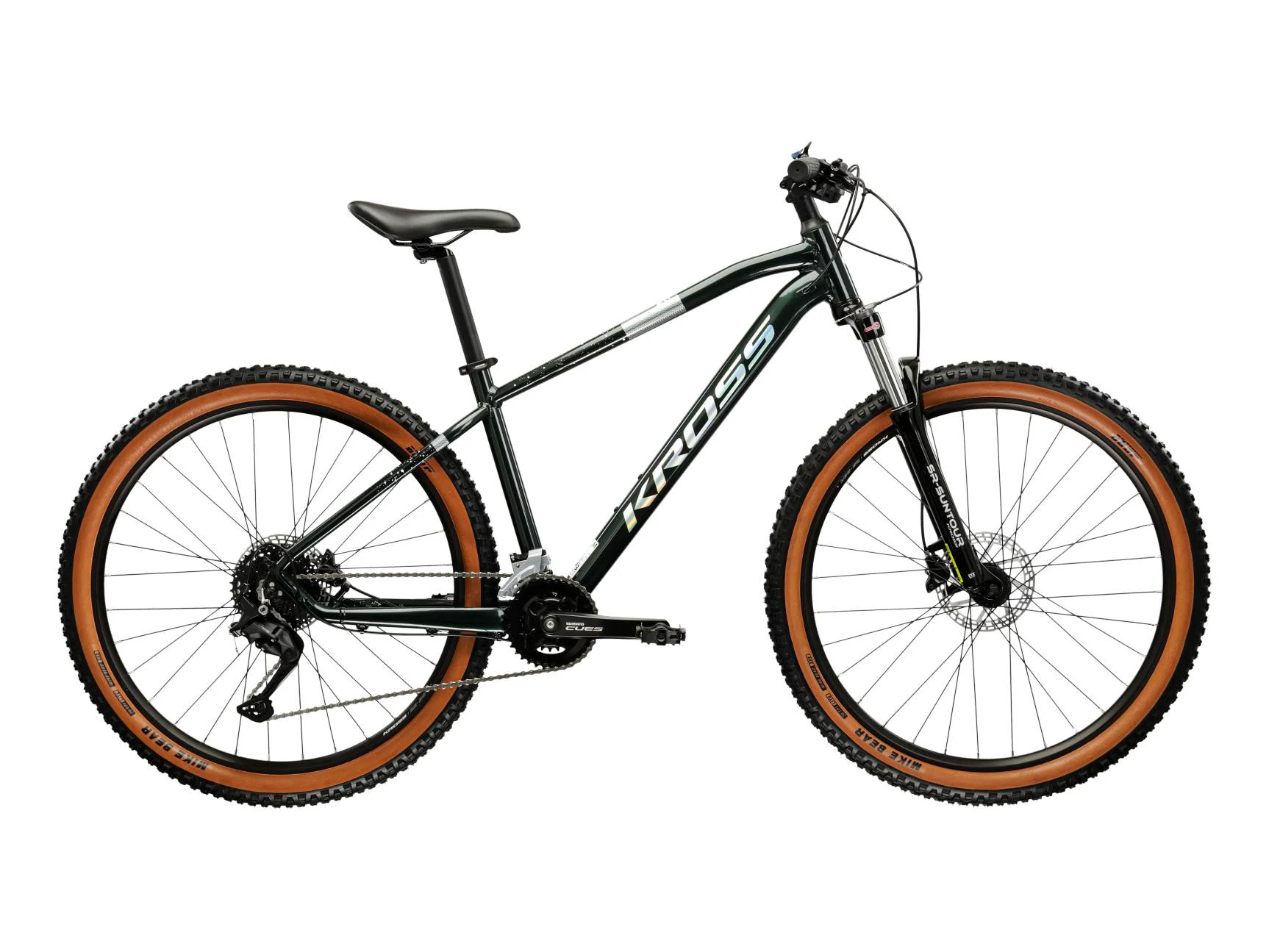 1. Bicicleta MTB Hardtail Kross Hexagon 5.0 ULT.RA 27.5 inch verde Shimano Cues