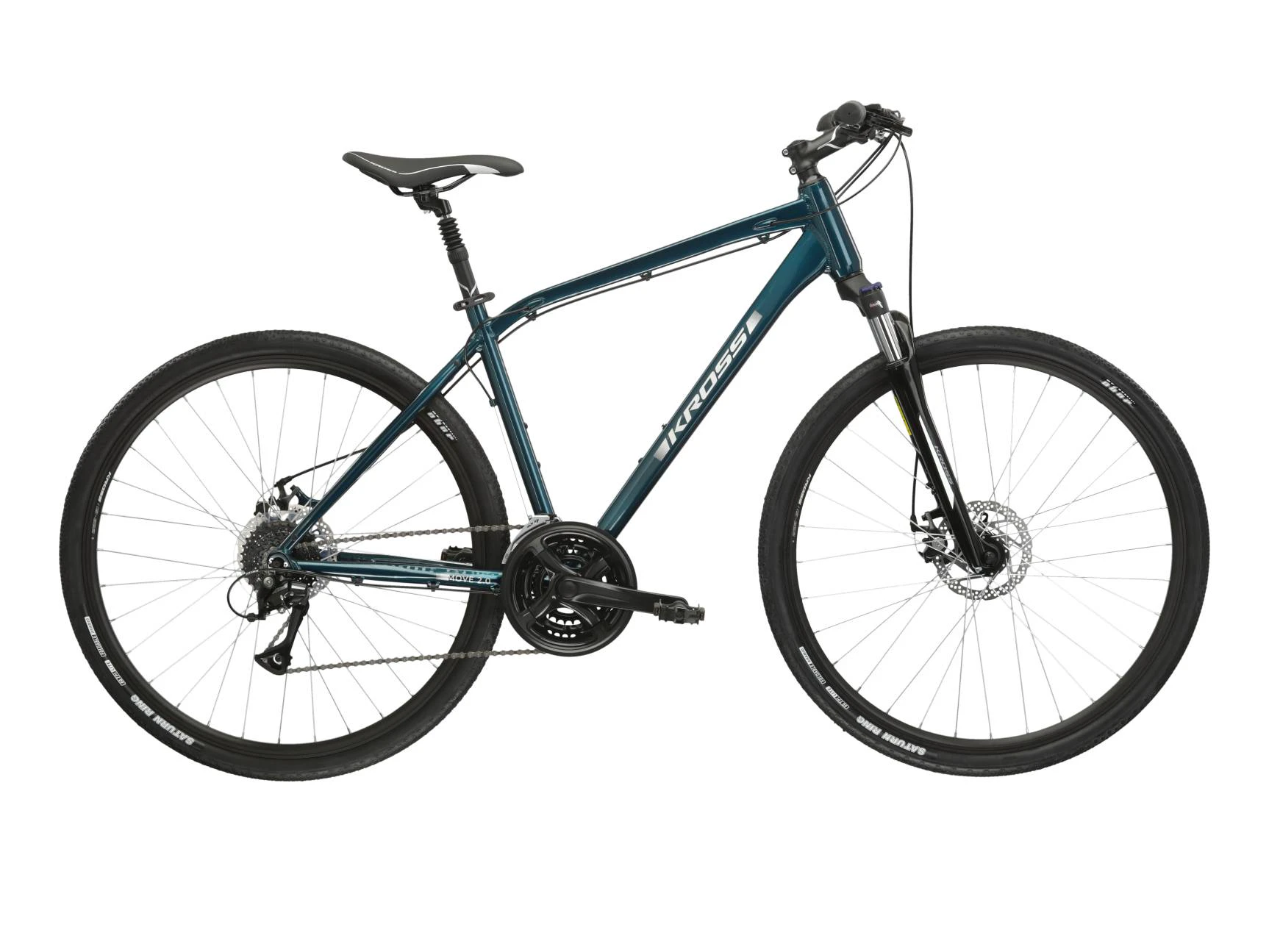 Bicicleta Trekking Kross Move 2.0 28 inch turcoaz Shimano Acera - 183778