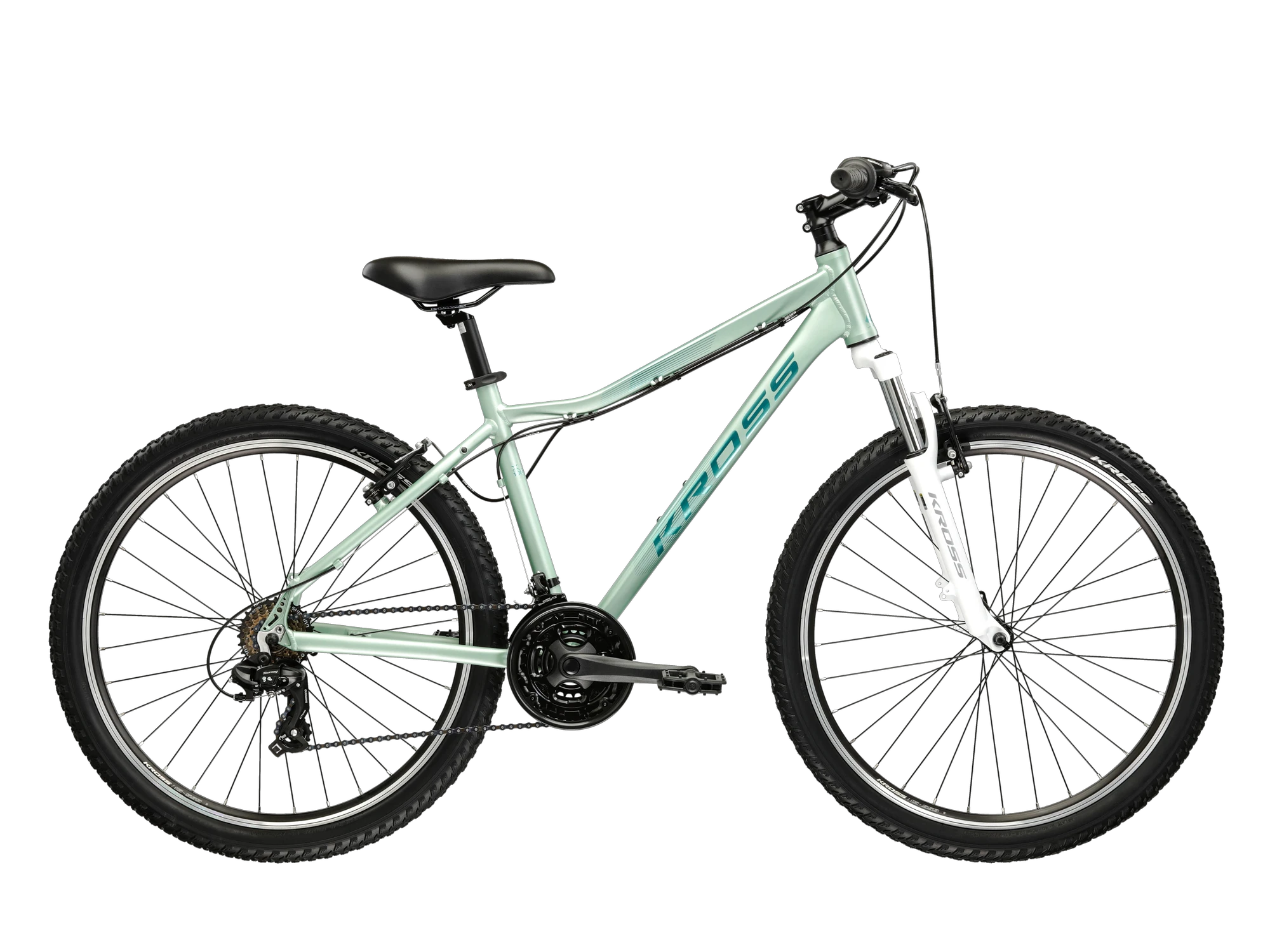 Bicicleta MTB Hardtail Kross LEA X100 26 inch mint Shimano Tourney - 188738